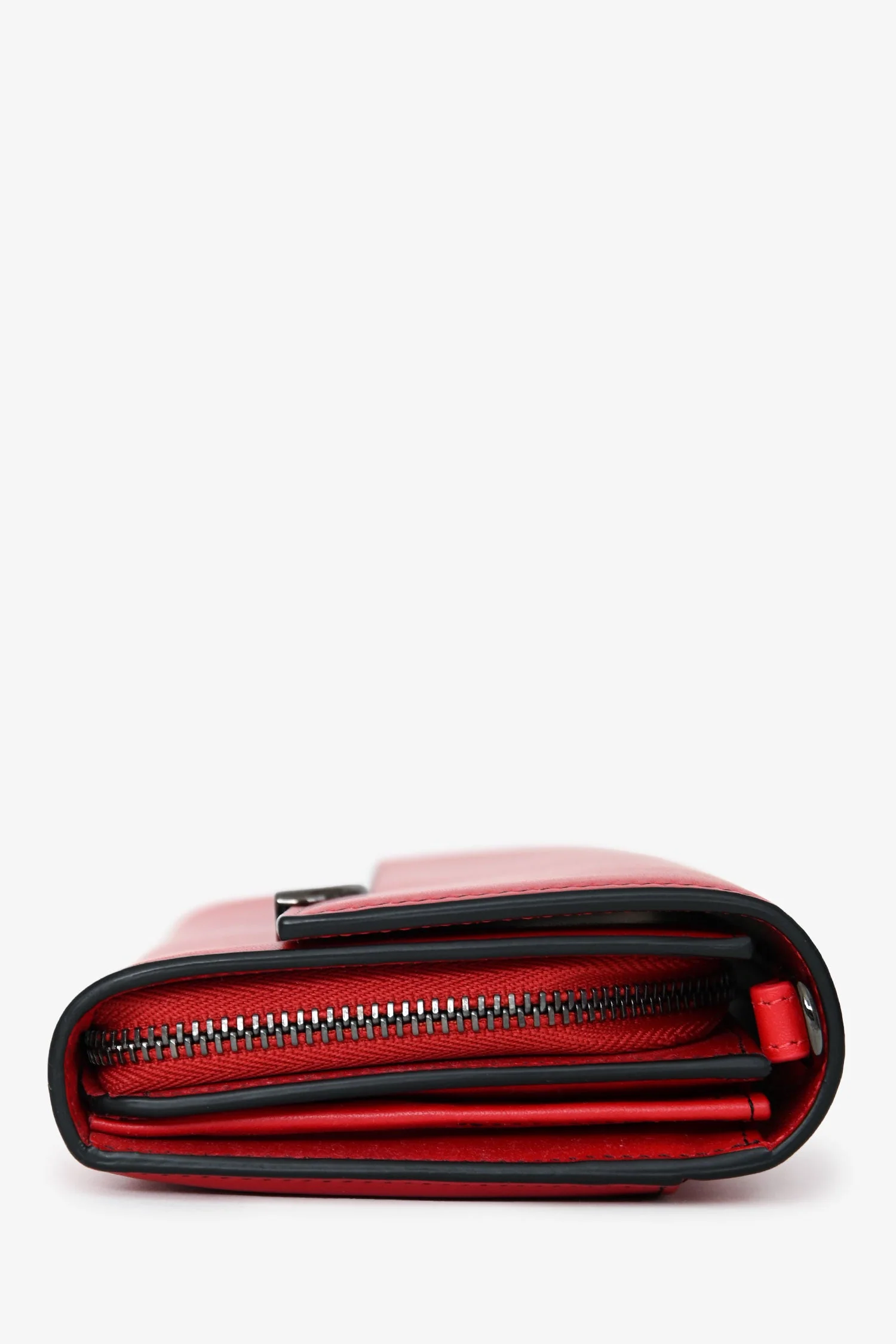 Christian Louboutin Red Leather Rougissime Wallet on Chain - Image 3