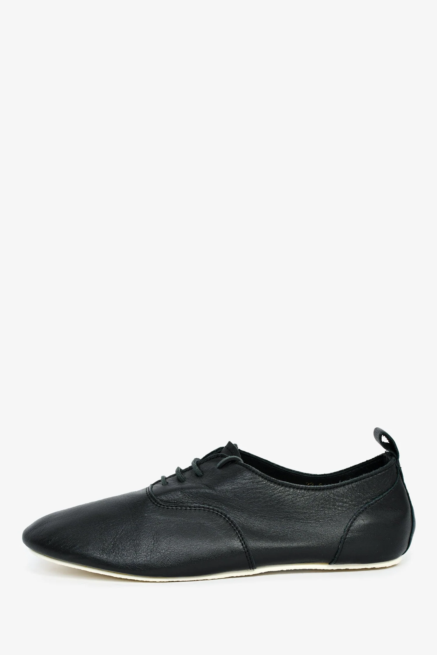 Comme De Garcons Black Leather Tricot Shoes Size 8/9 - Image 5