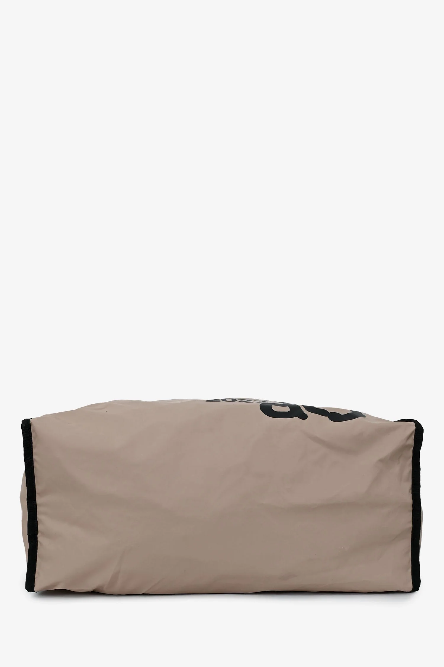 Comme Des Garcons 2023 Cream/Black Graphic Nylon Zip Tote - Image 5