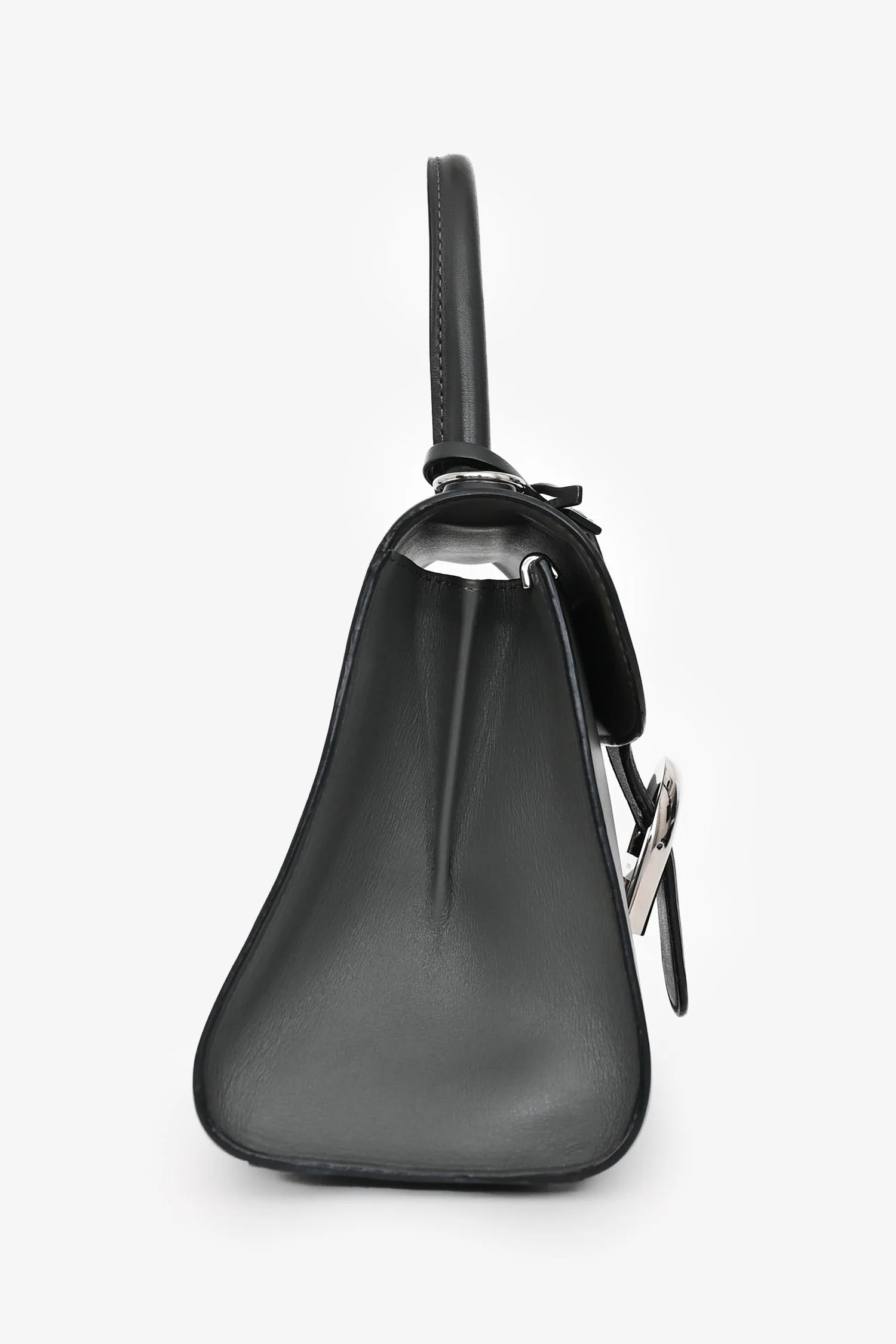 Delvaux Grey Brillant Mini S Box Calf with Strap - Image 3