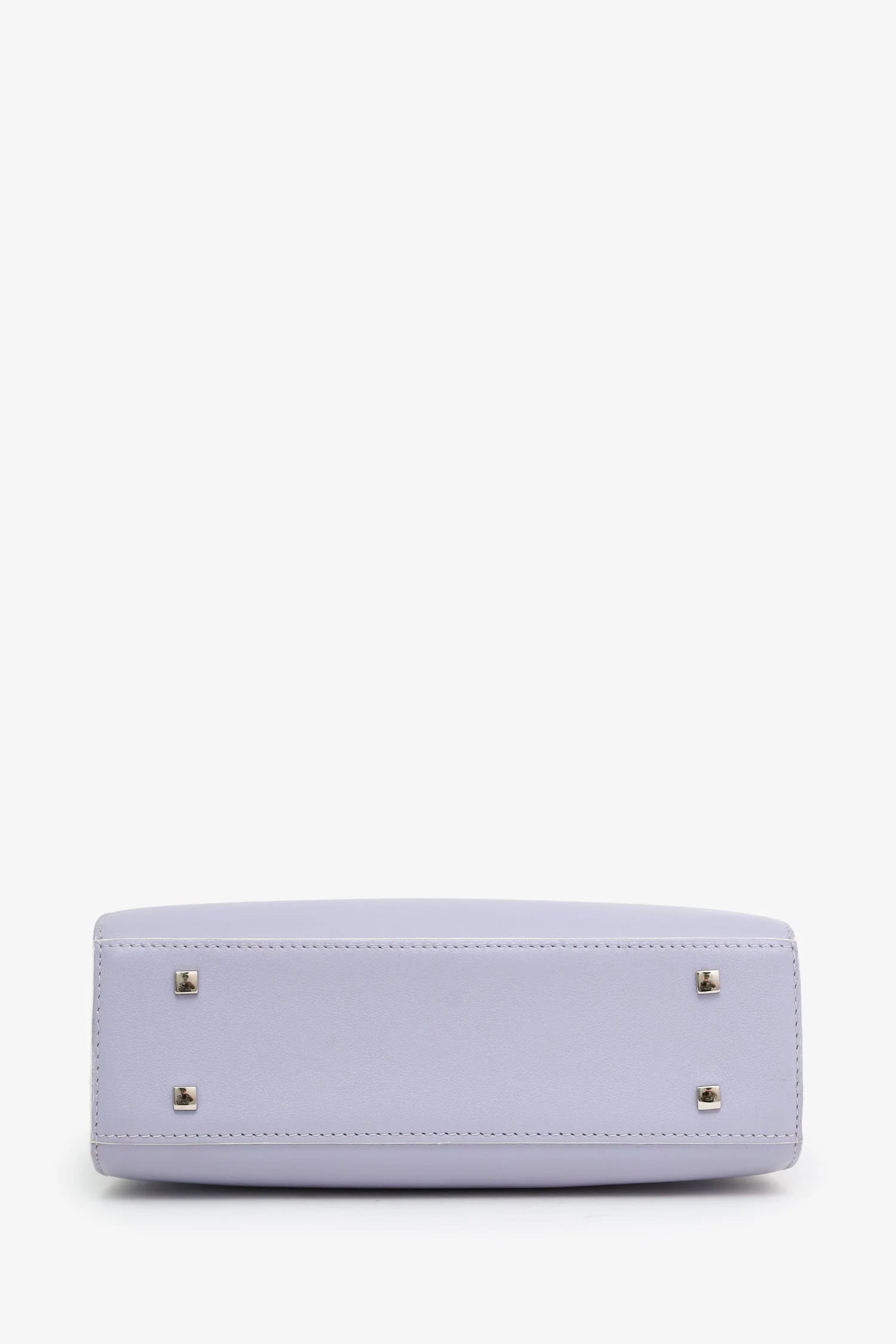 Delvaux Lavender Leather Mini Tempete With Strap - Image 5