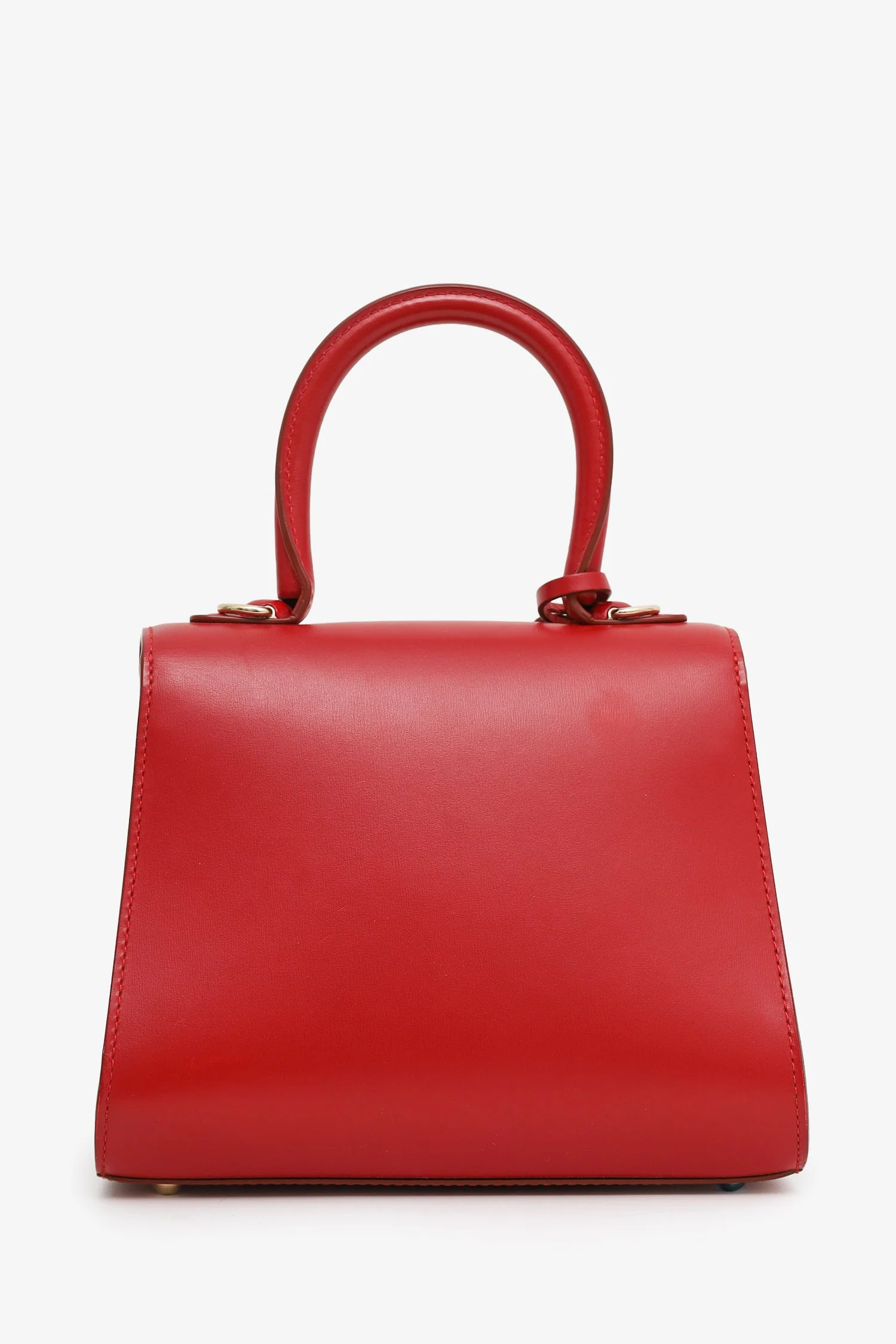 Delvaux Red Box Calf Leather Mini Brilliant With Strap - Image 2