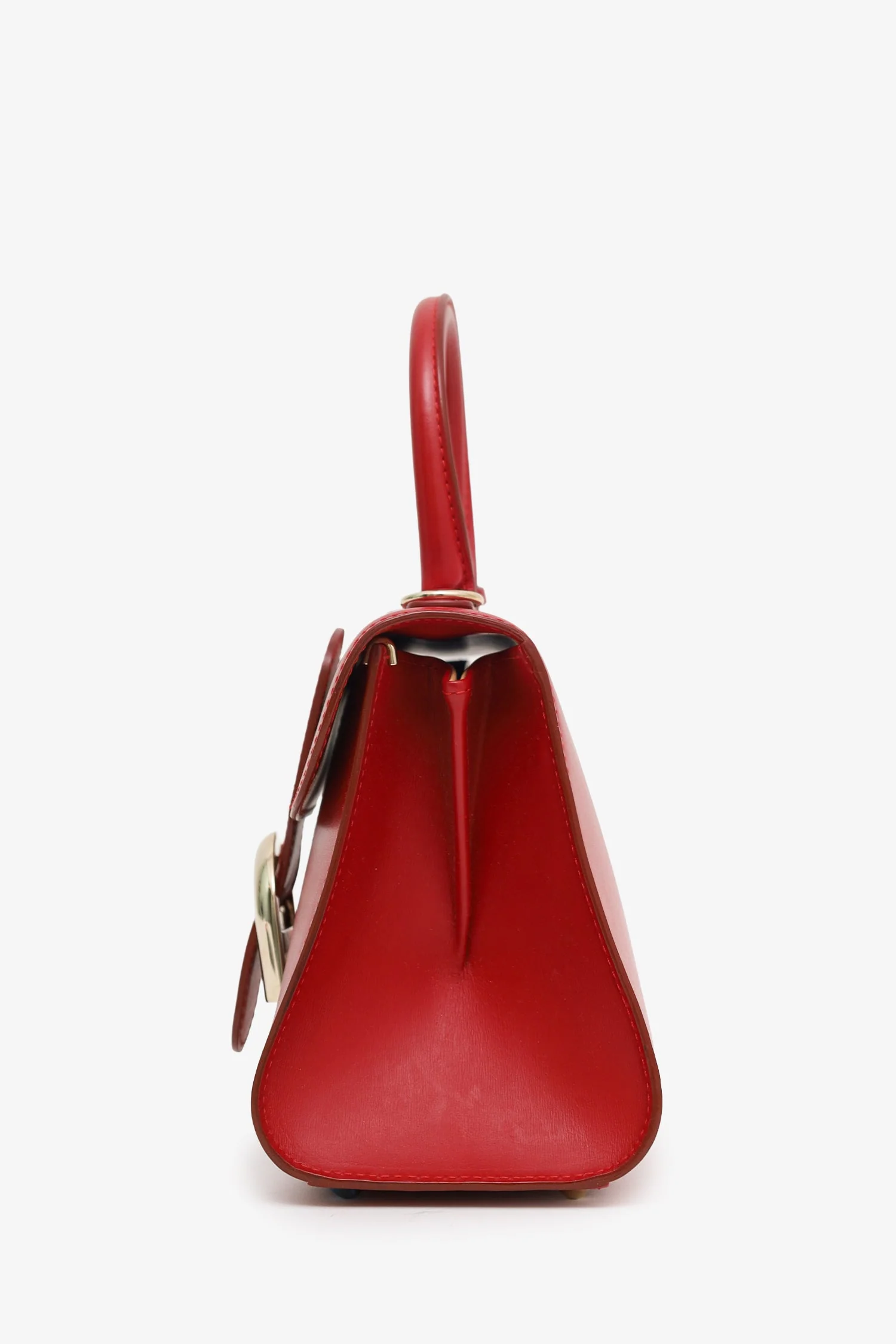 Delvaux Red Box Calf Leather Mini Brilliant With Strap - Image 4