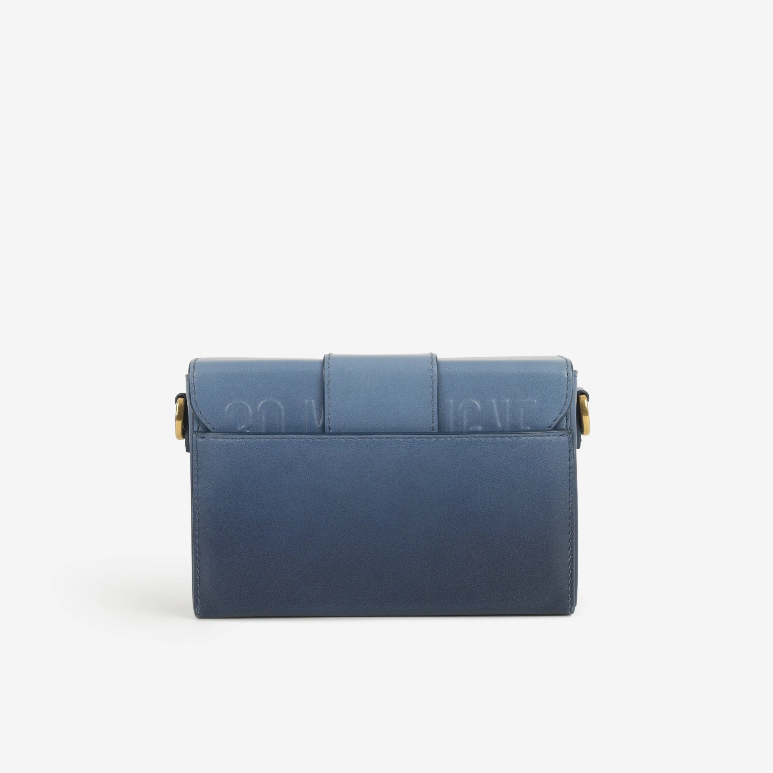 Dior 30 Montaigne Mini Bag - Blue Ombre Calfskin | Gold Hardware - Image 4