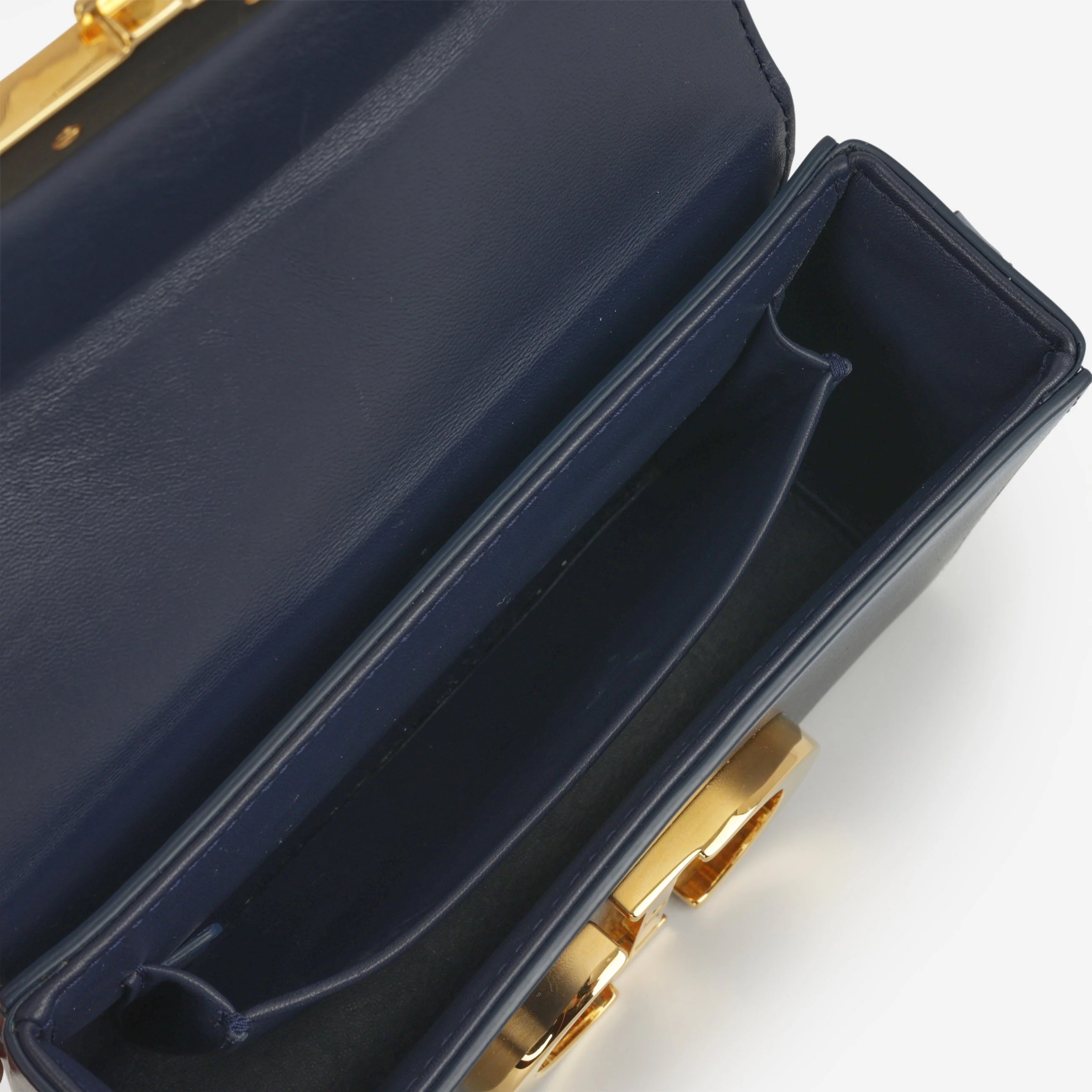 Dior 30 Montaigne Mini Bag - Blue Ombre Calfskin | Gold Hardware - Image 6