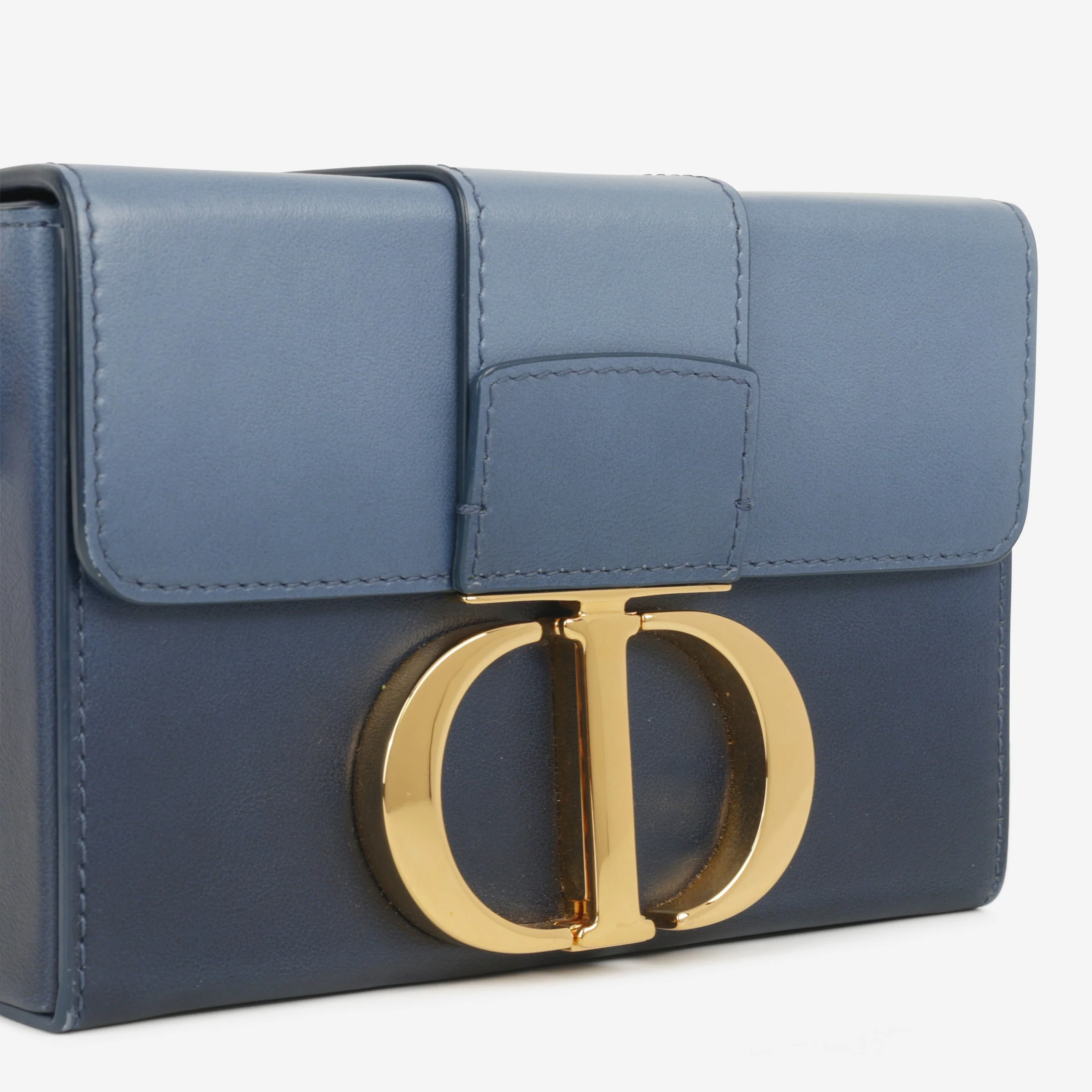 Dior 30 Montaigne Mini Bag - Blue Ombre Calfskin | Gold Hardware - Image 7