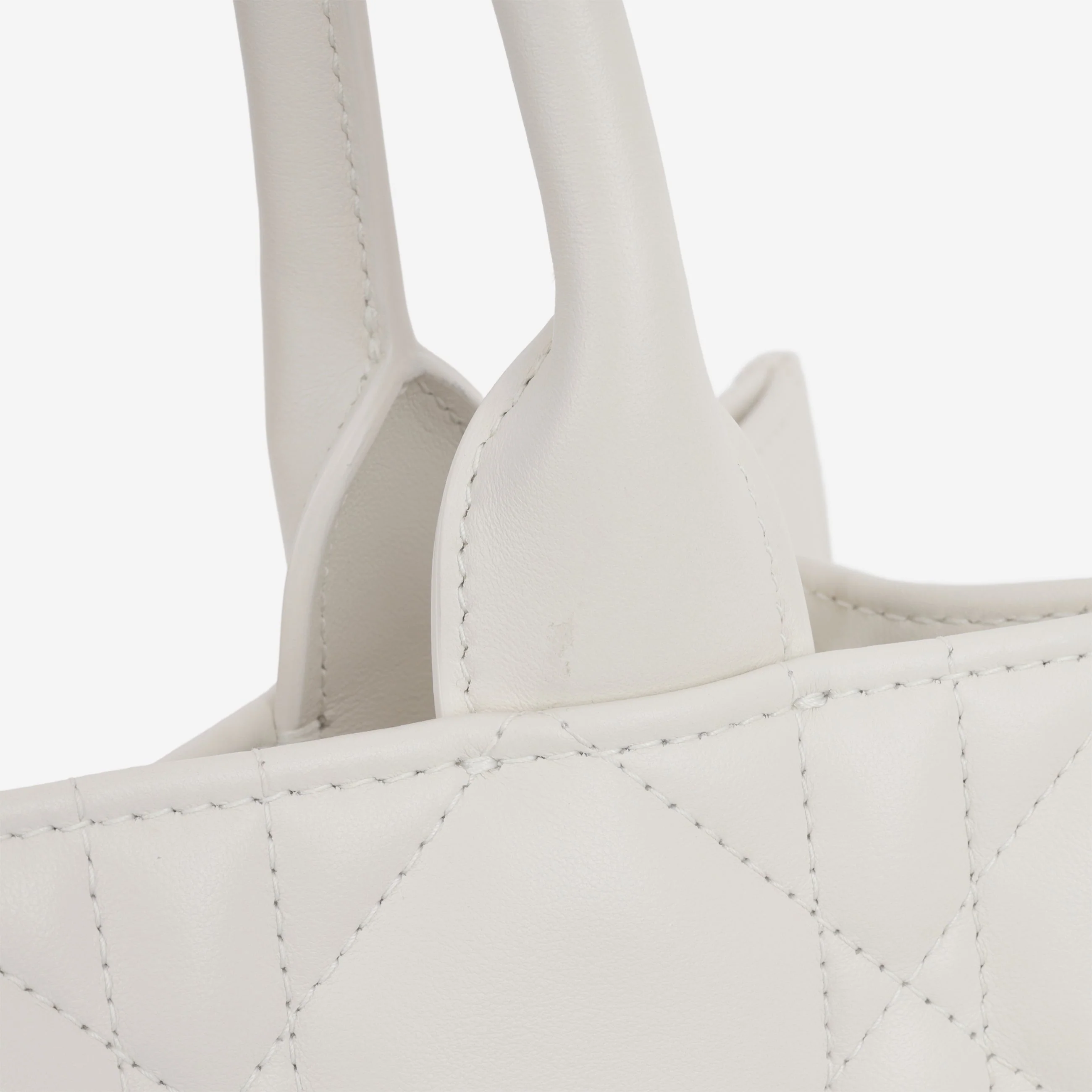 Dior Medium Book Tote - Latte Cannage Calfskin | Champagne Gold Hardware - Image 11