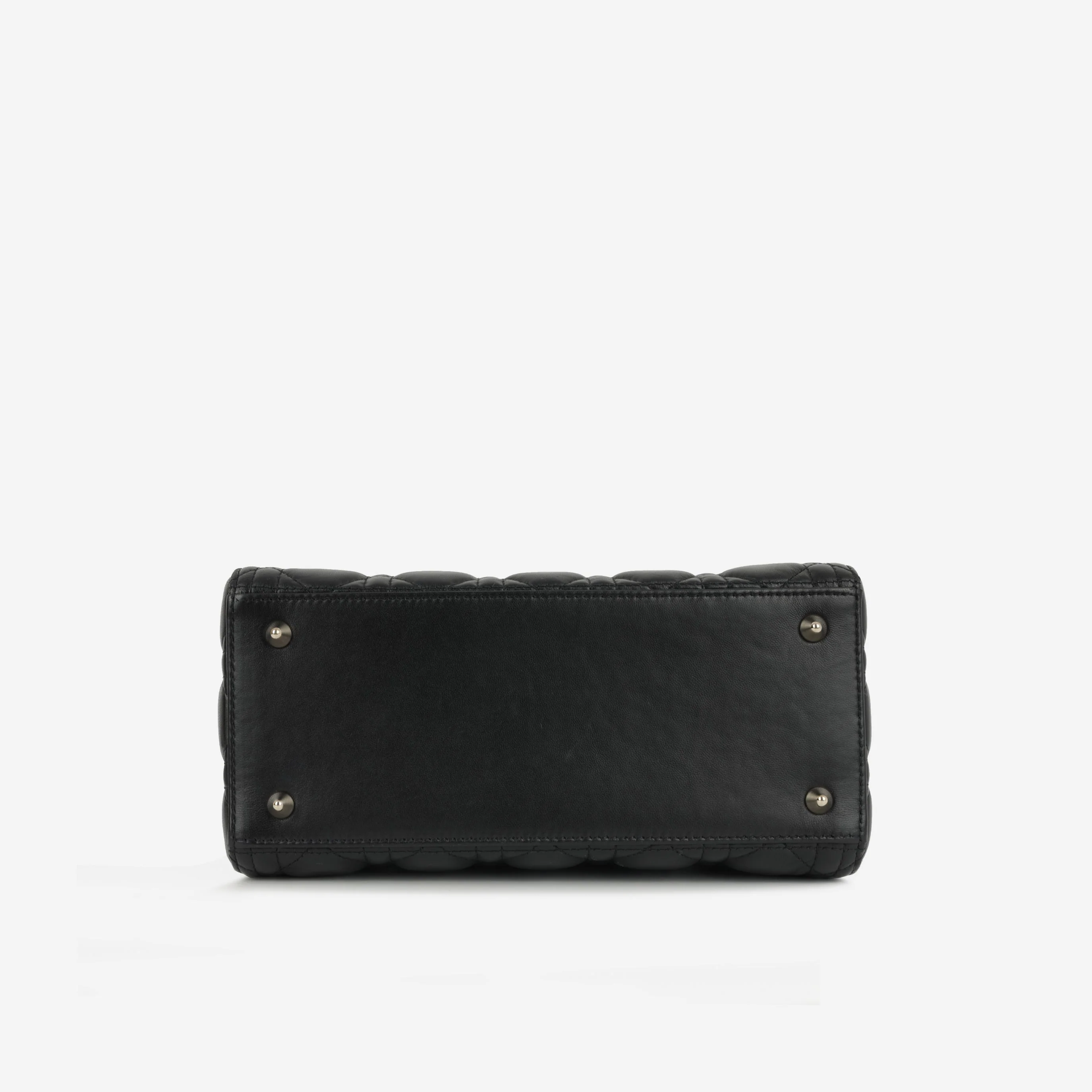 Dior Medium Lady Dior - Black Lambskin | Champagne Gold Hardware - Image 10