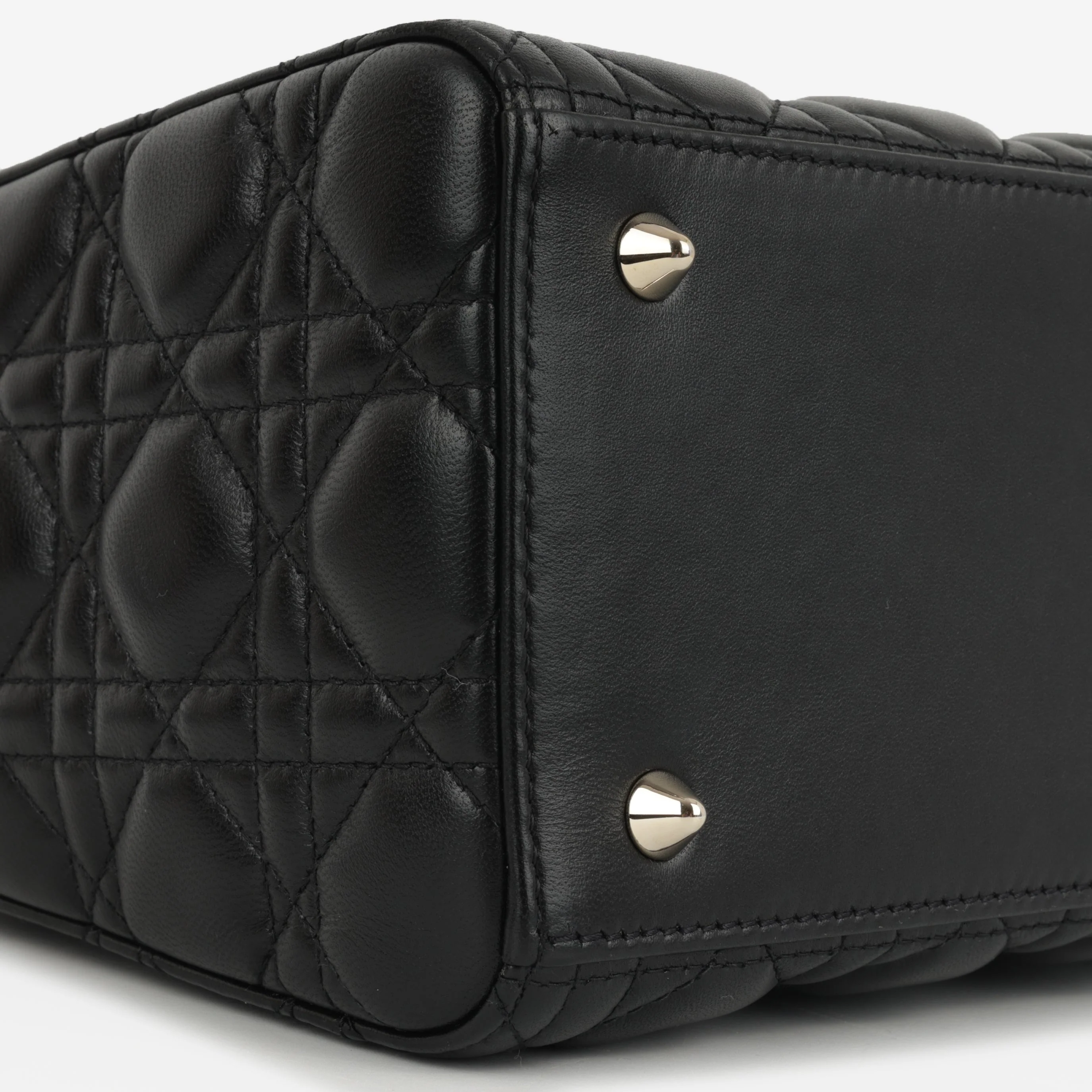Dior Medium Lady Dior - Black Lambskin | Champagne Gold Hardware - Image 5