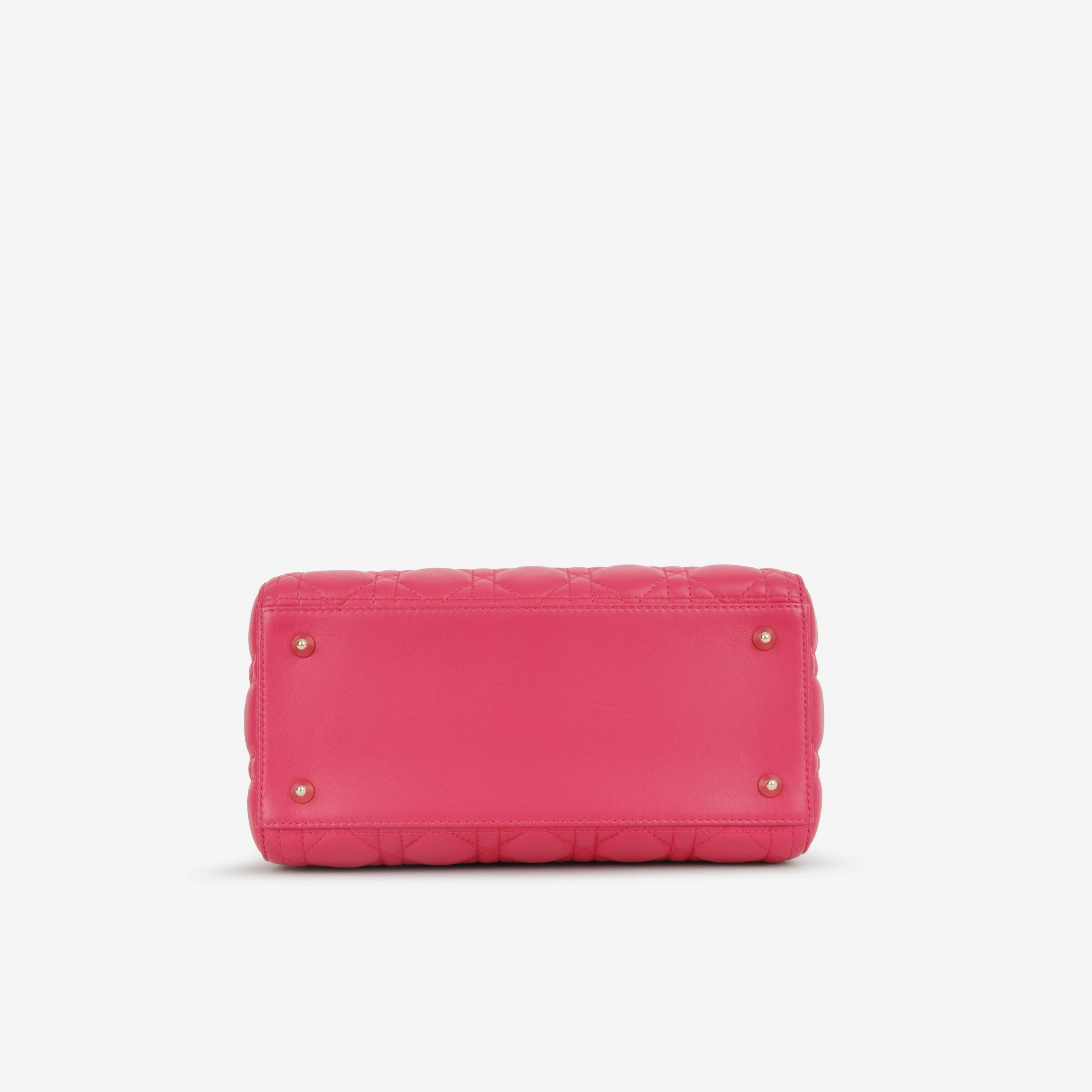 Dior Medium Lady Dior - Pink Lambskin | Champagne Gold Hardware - Image 4