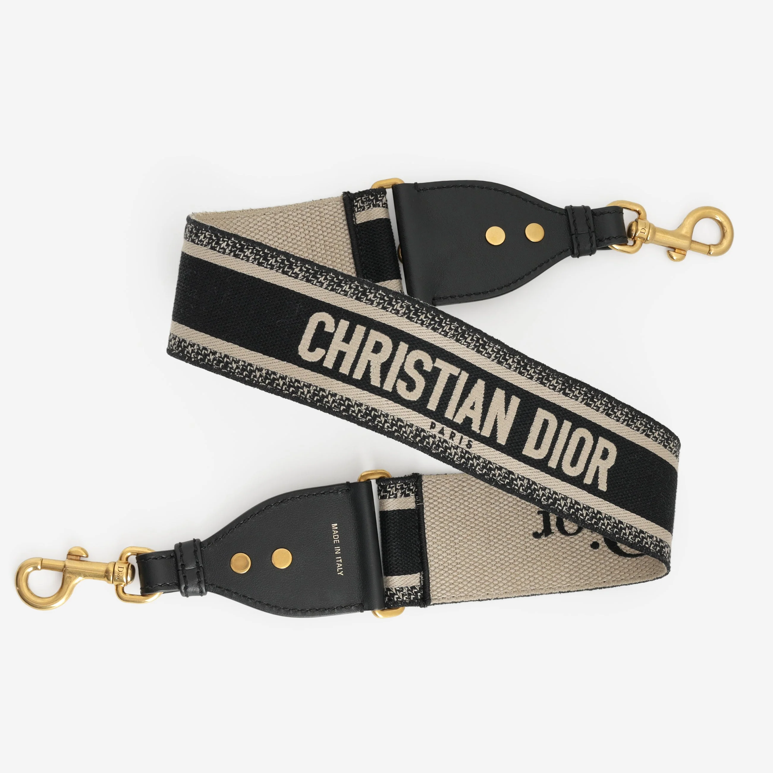 Dior Medium Saddle - Black Grained Calfskin | Gold Hardware - Image 7