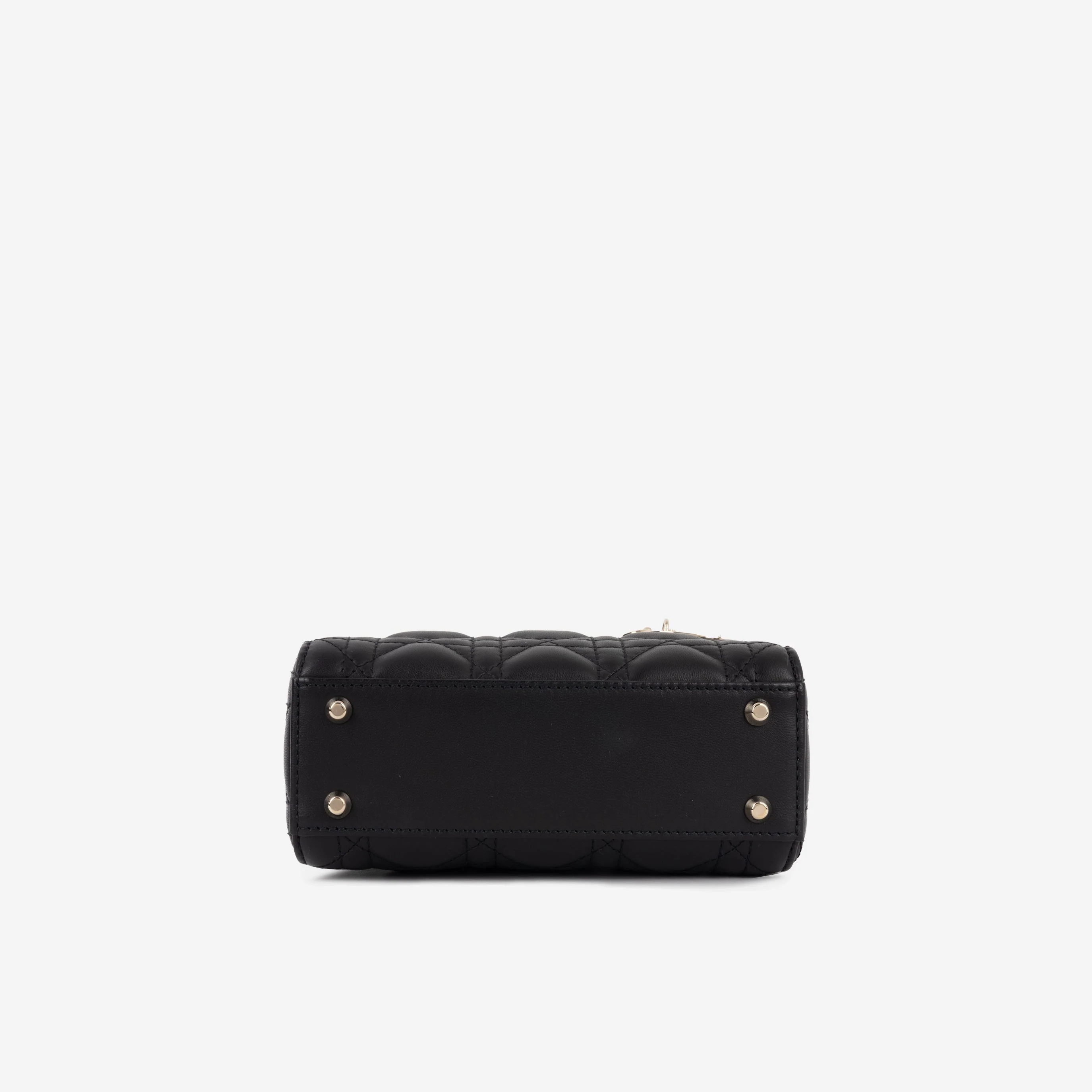 Dior Mini Lady Dior - Black Lambskin | Champagne Gold Hardware - Image 4