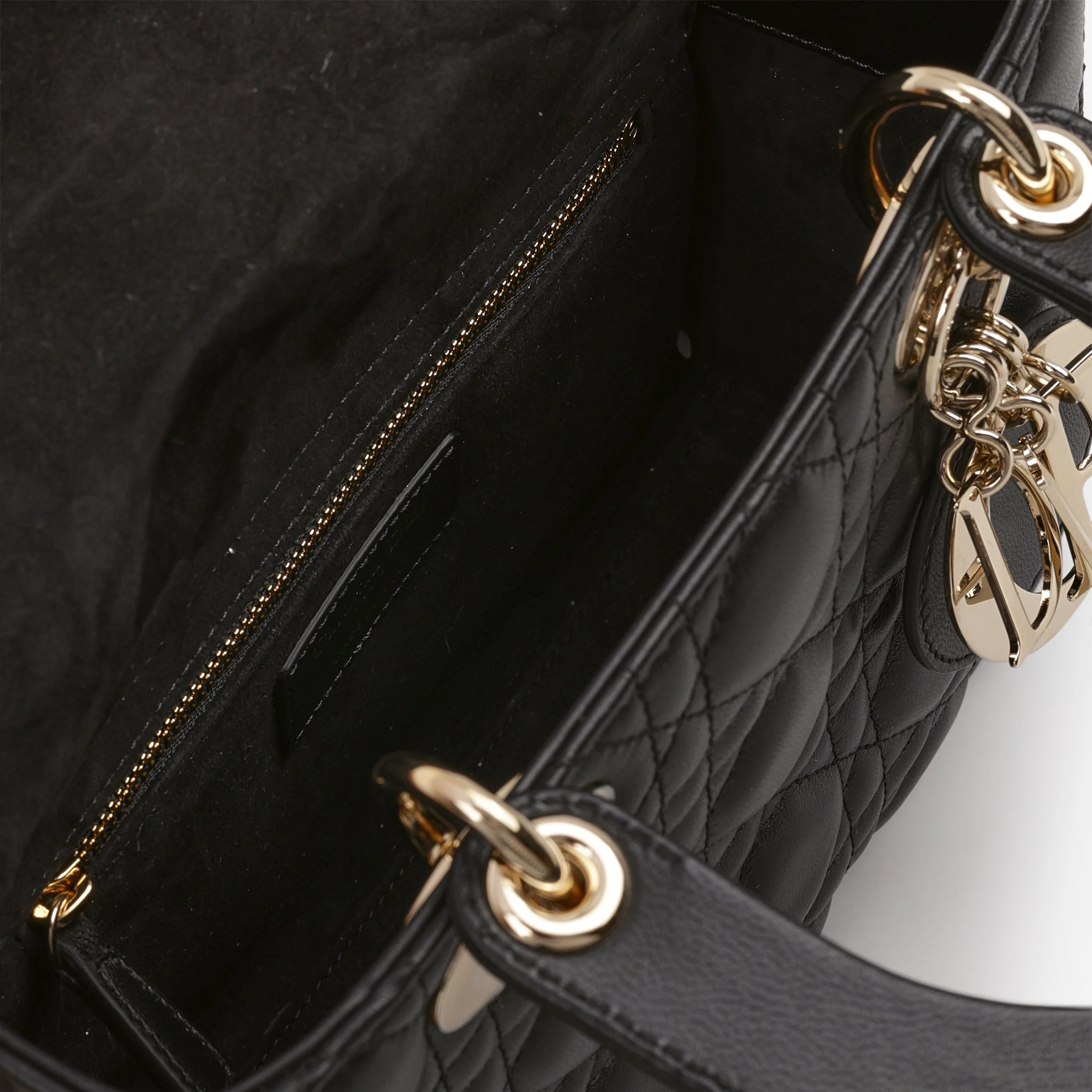 Dior Small My ABCDior - Black Lambskin | Champagne Gold Hardware - Image 5