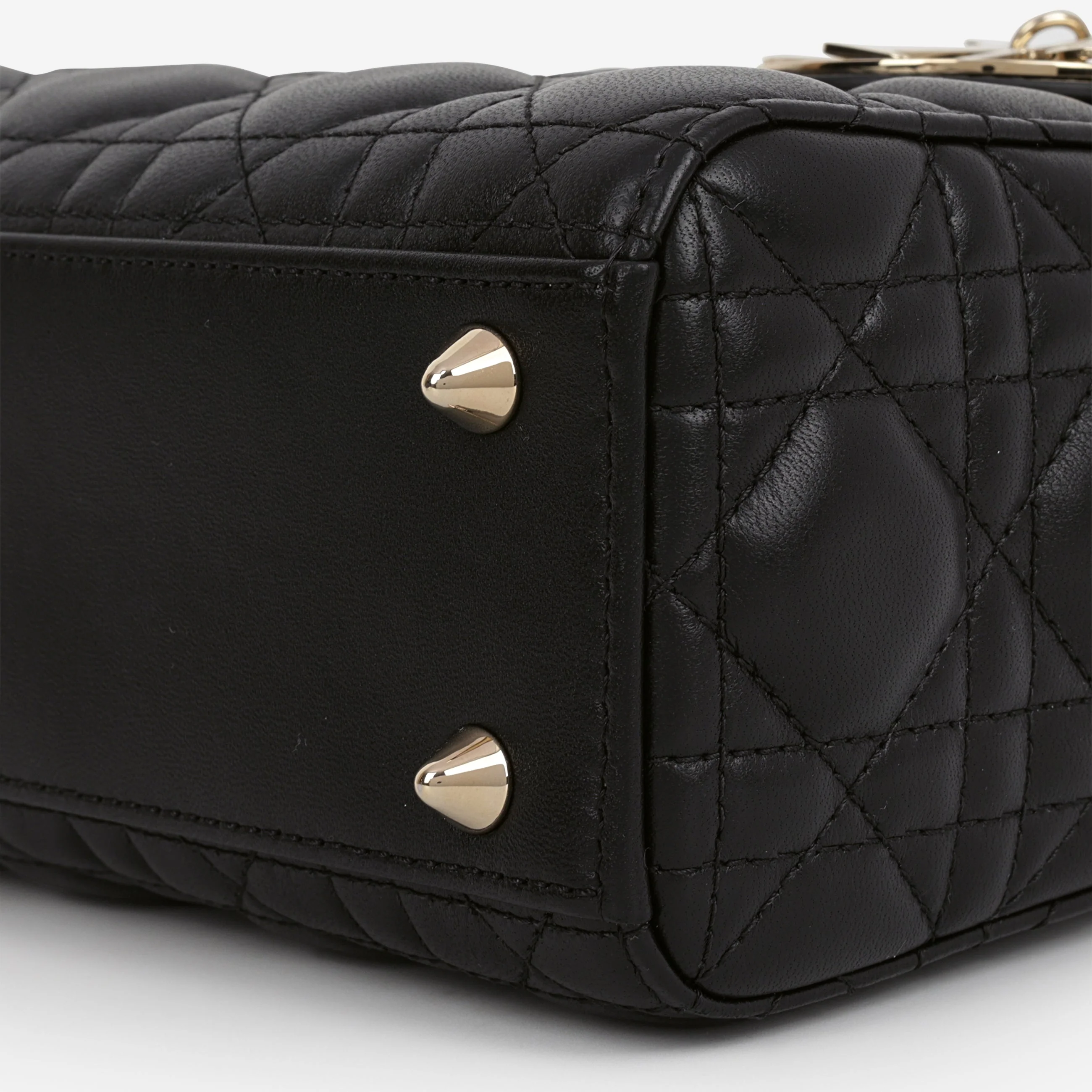 Dior Small My ABCDior - Black Lambskin | Champagne Gold Hardware - Image 7