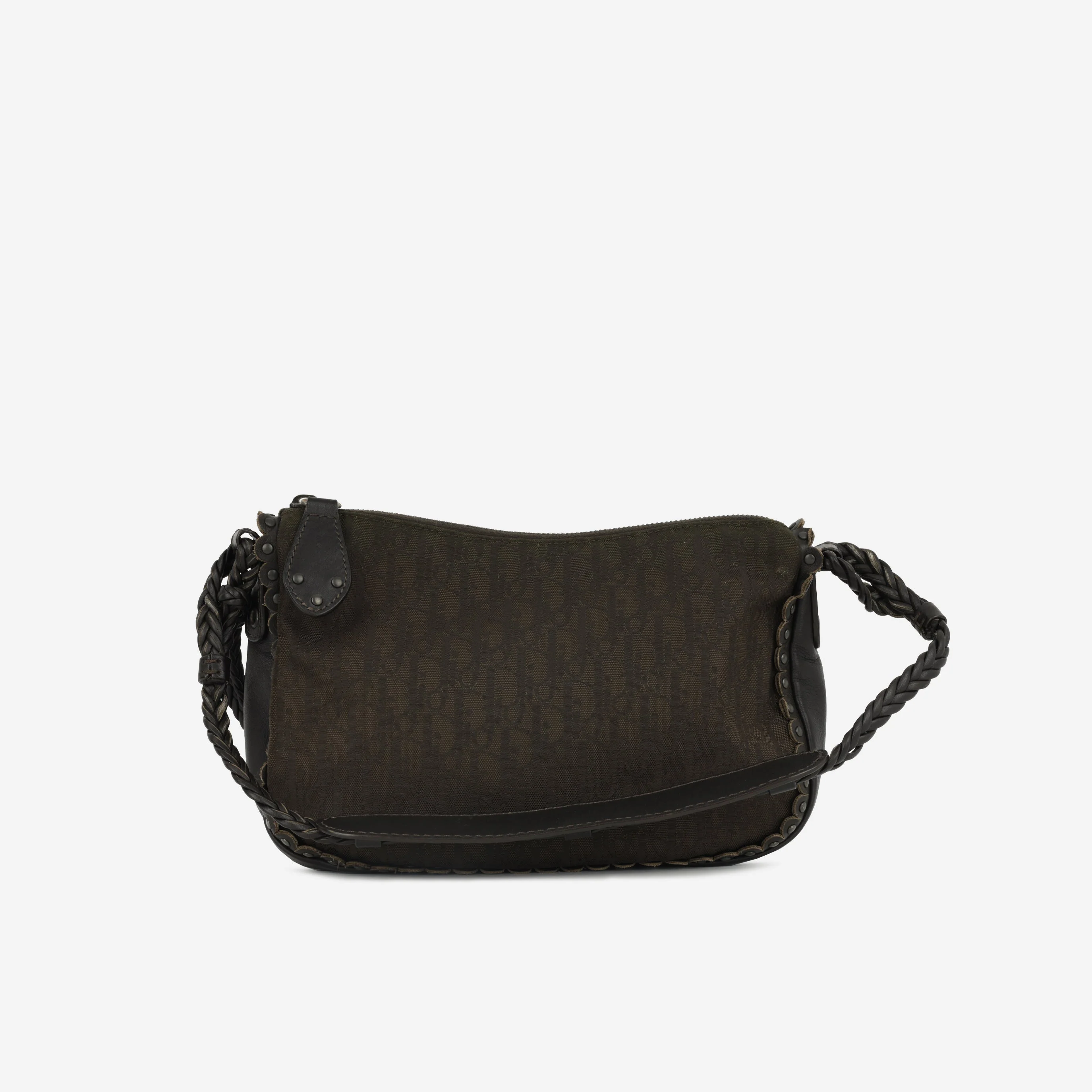 Dior Vintage Ethnic Heart Bag - Brown Oblique | Silver Hardware - Image 2