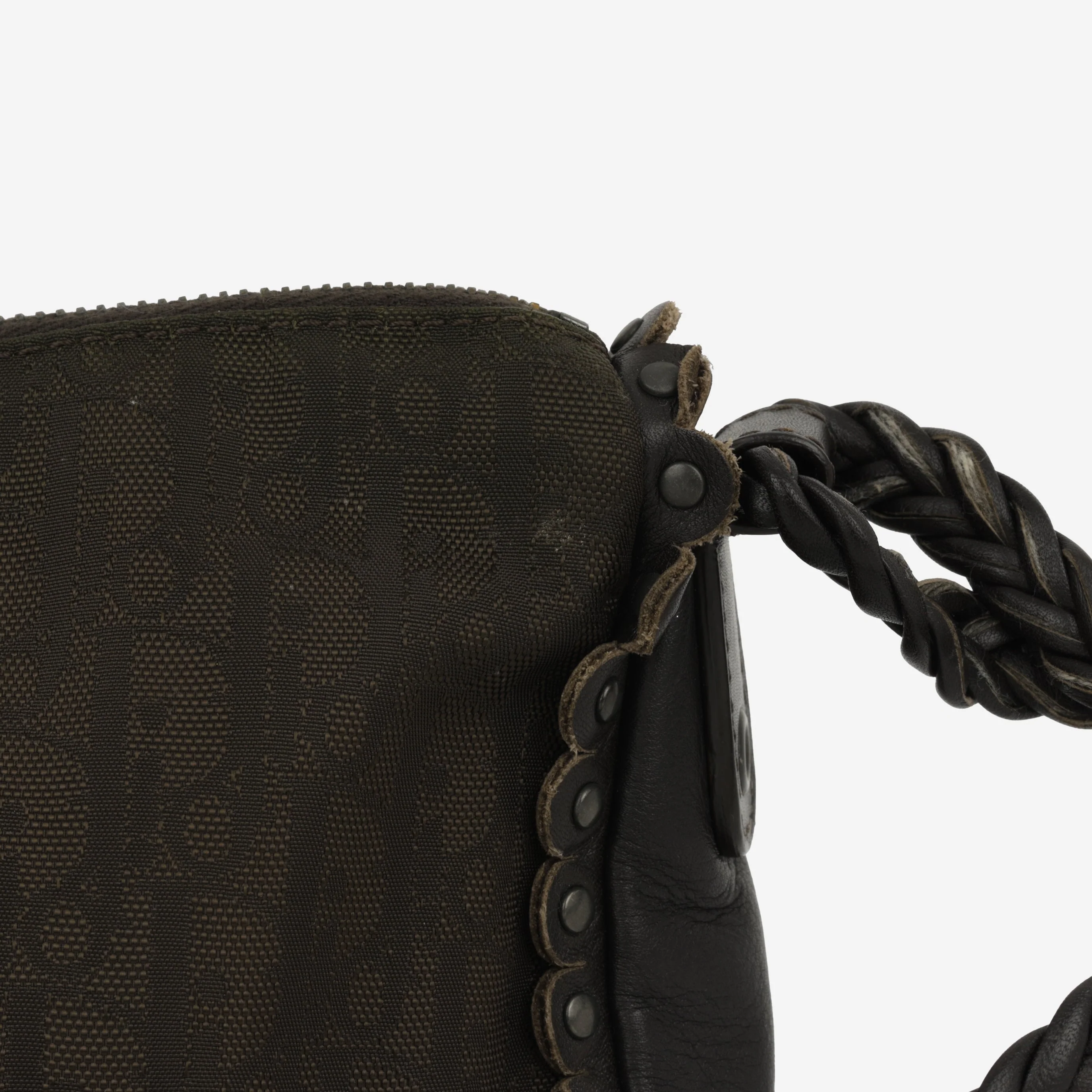Dior Vintage Ethnic Heart Bag - Brown Oblique | Silver Hardware - Image 7