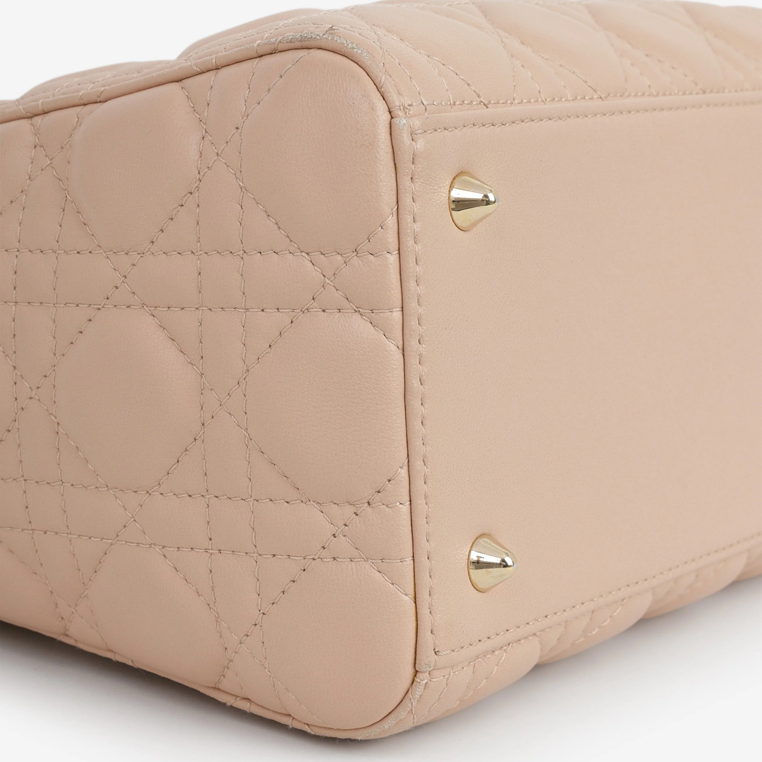 Dior Medium Lady Dior - Blush Lambskin | Champagne Gold Hardware - Image 6
