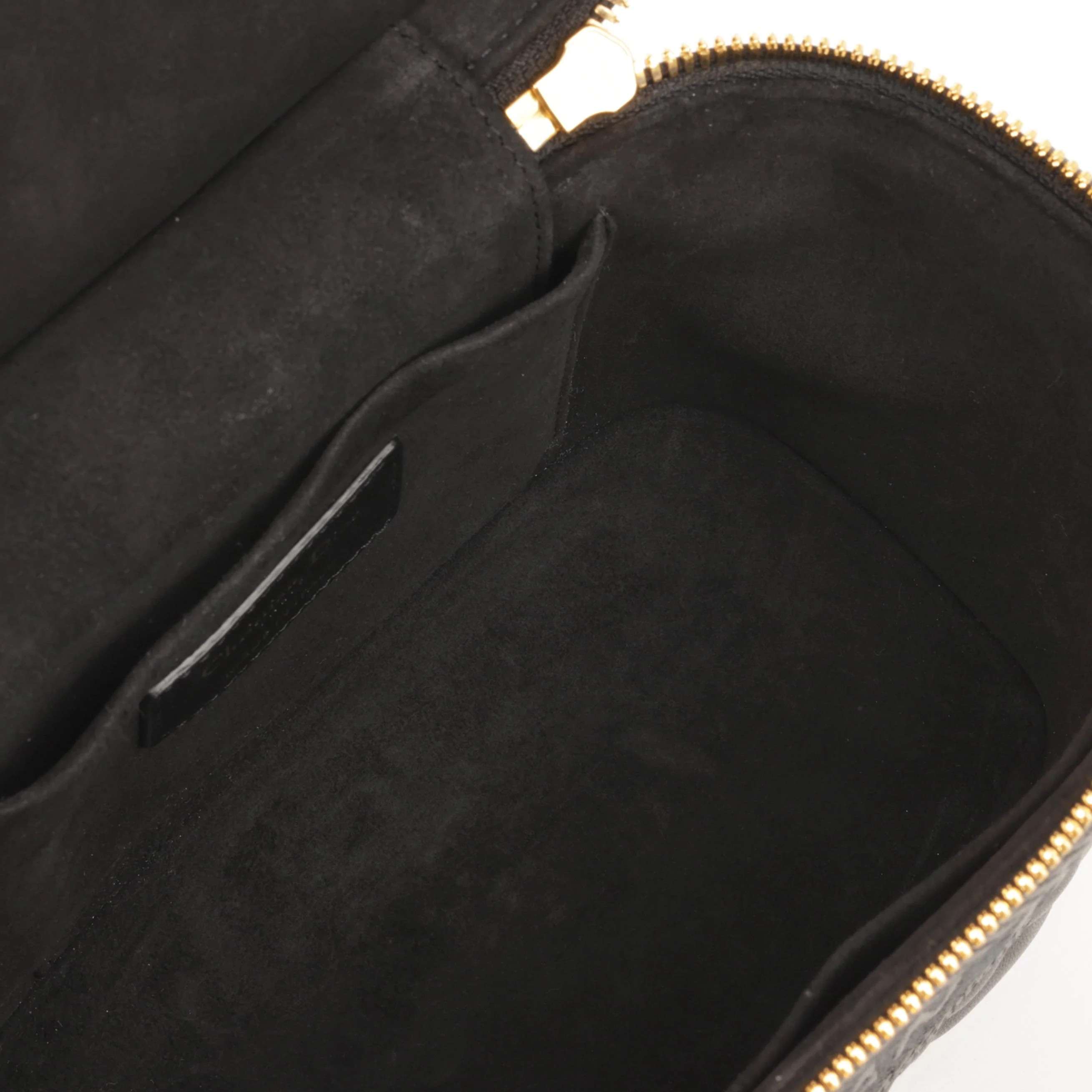 Dior Small DiorTravel Vanity Case with Strap - Black Lambskin / Embroidery | Gold Hardware - Image 5