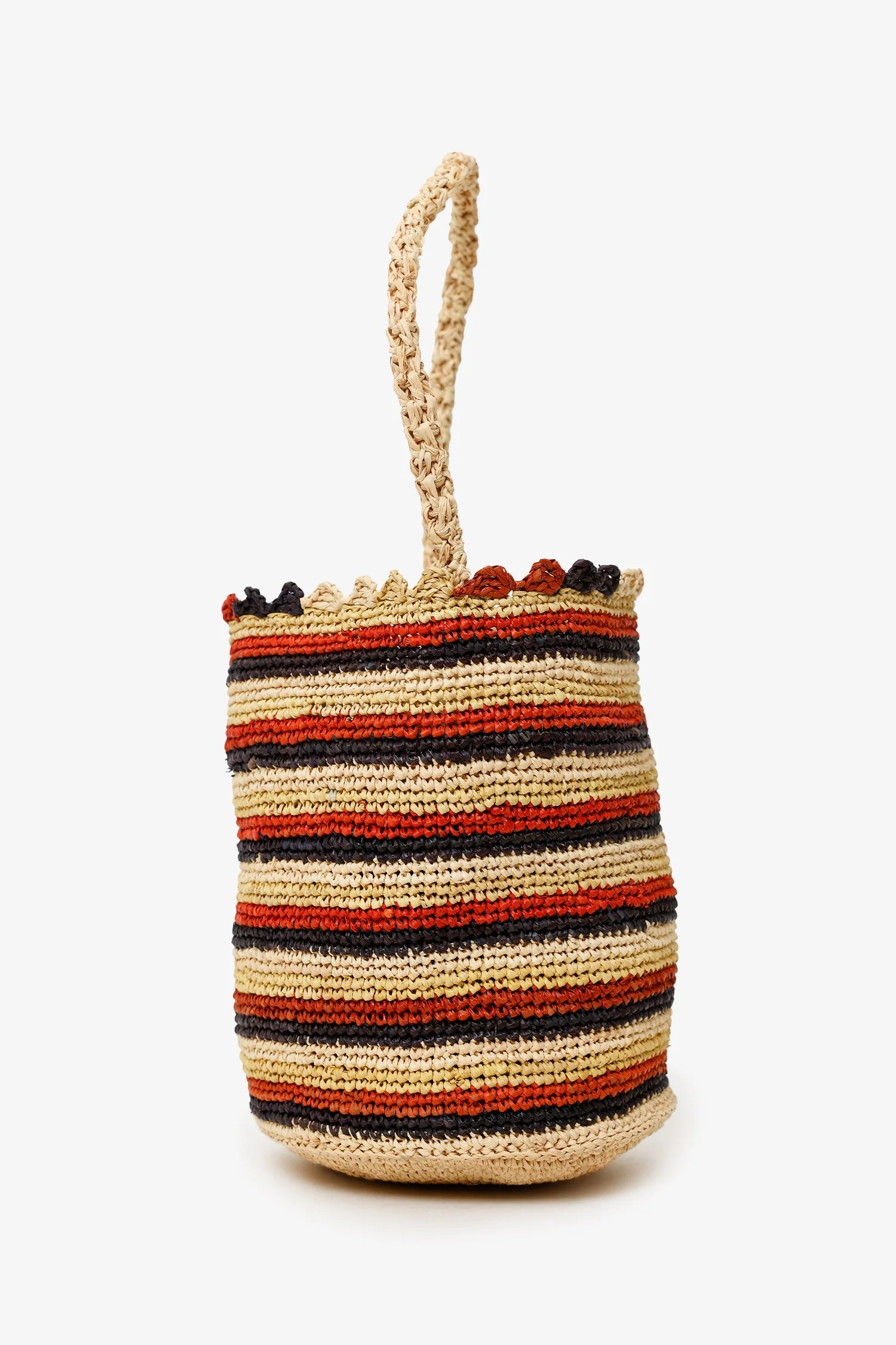 DÔEN Stripe Raffia Pia Bag - Image 3