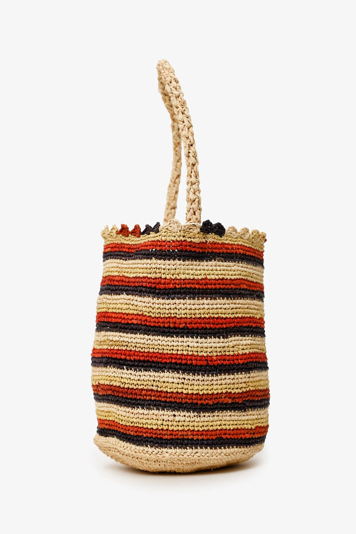 DÔEN Stripe Raffia Pia Bag - Image 4