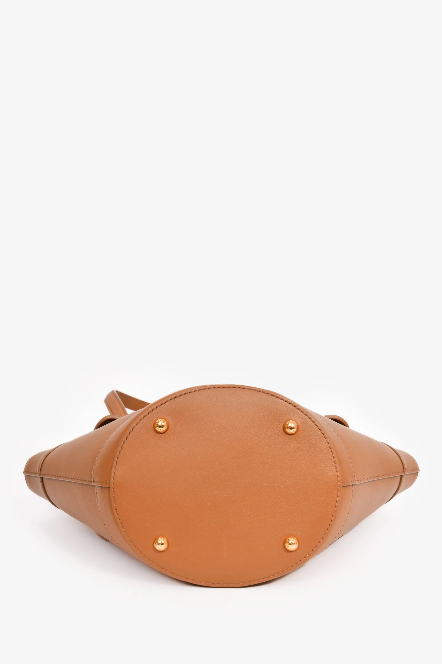 Dolce & Gabbana Brown Leather Capri Coffa Bucket Bag - Image 5
