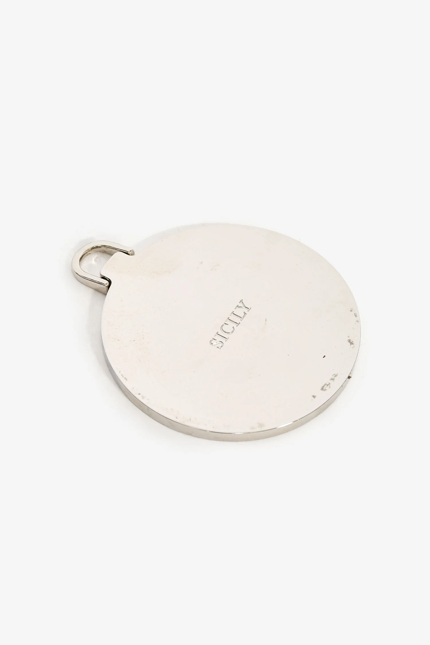 Dolce & Gabbana Grey/Pink/Green Leather Wallet on Chain Bag - Image 8