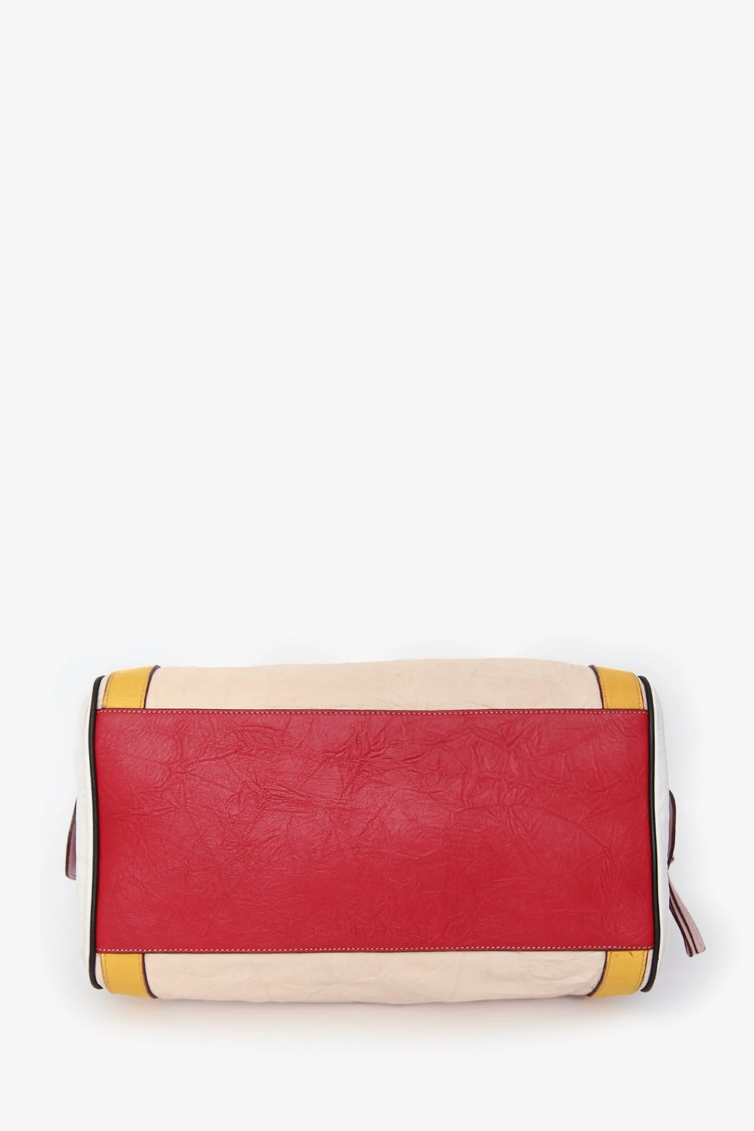 Dolce & Gabbana Pink/White Leather Top Handle With Strap - Image 5