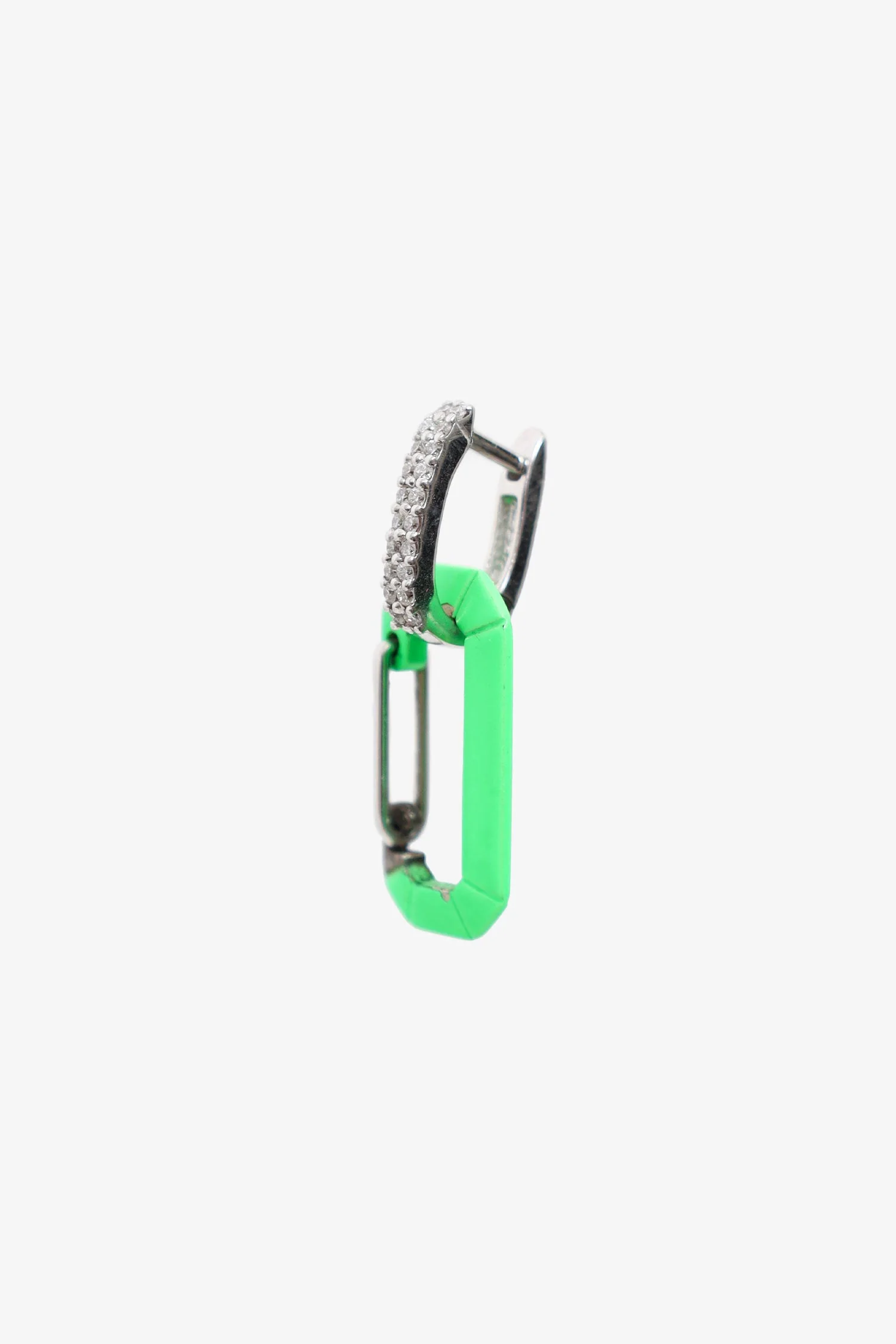 Eéra Green 18kt White Gold/Diamond Single Earring - Image 2