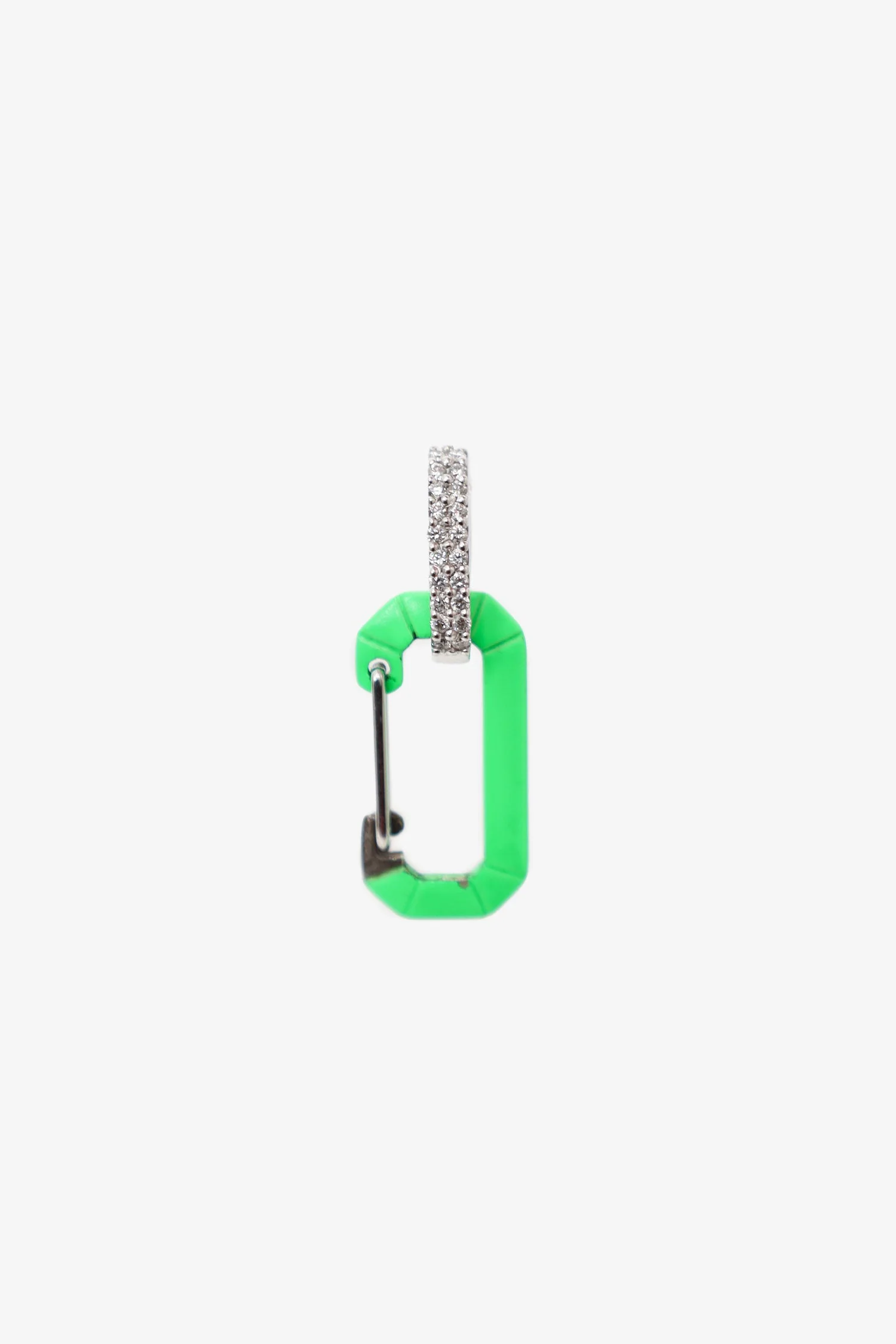 Eéra Green 18kt White Gold/Diamond Single Earring - Image 3