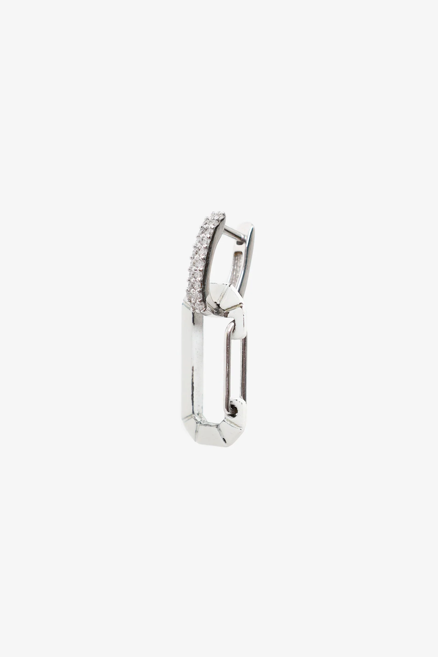 Eéra White 18kt White Gold/Diamond Single Earring - Image 2