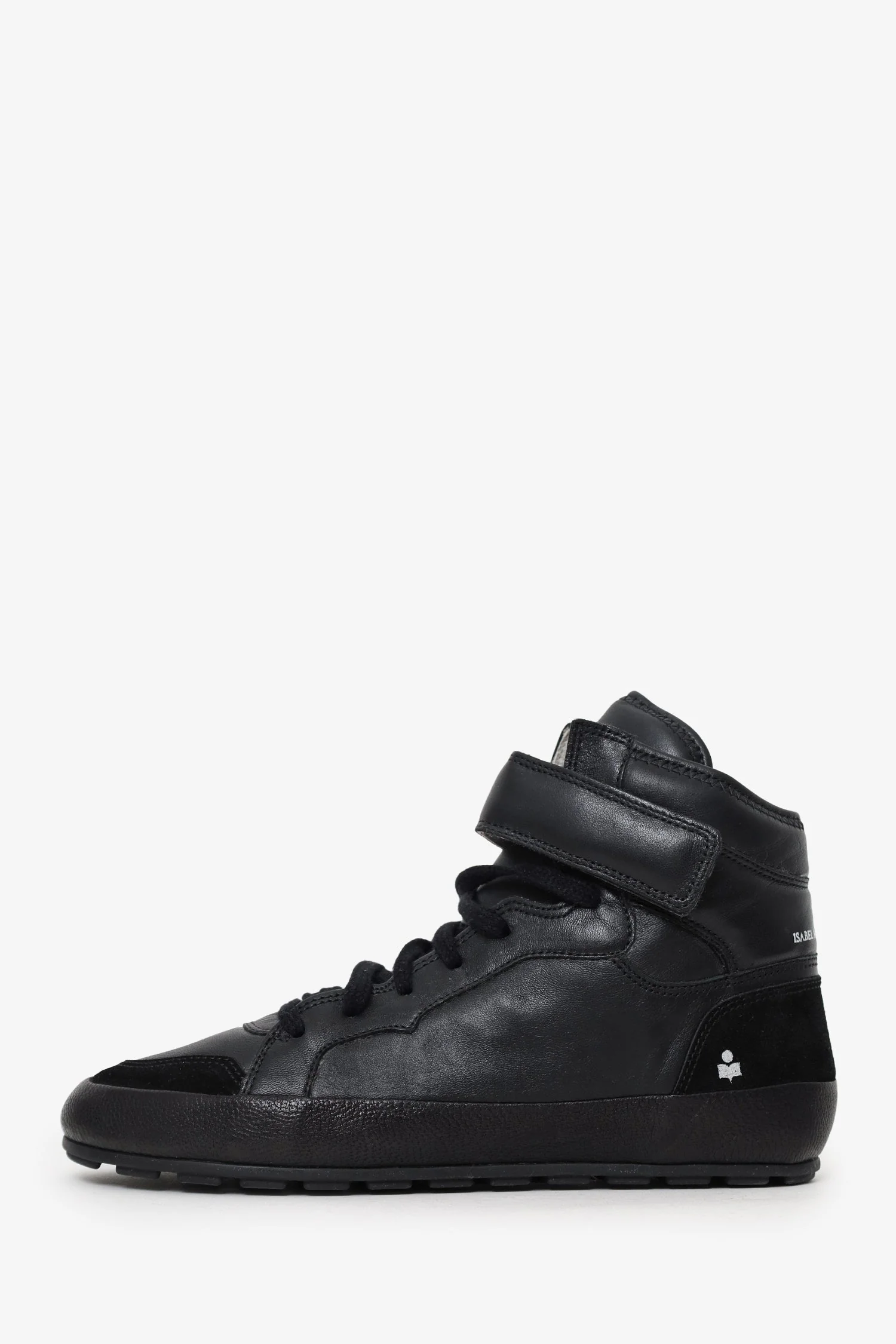 Étoile Isabel Marant Black Leather Bessy High-top Sneaker Size 39 - Image 5