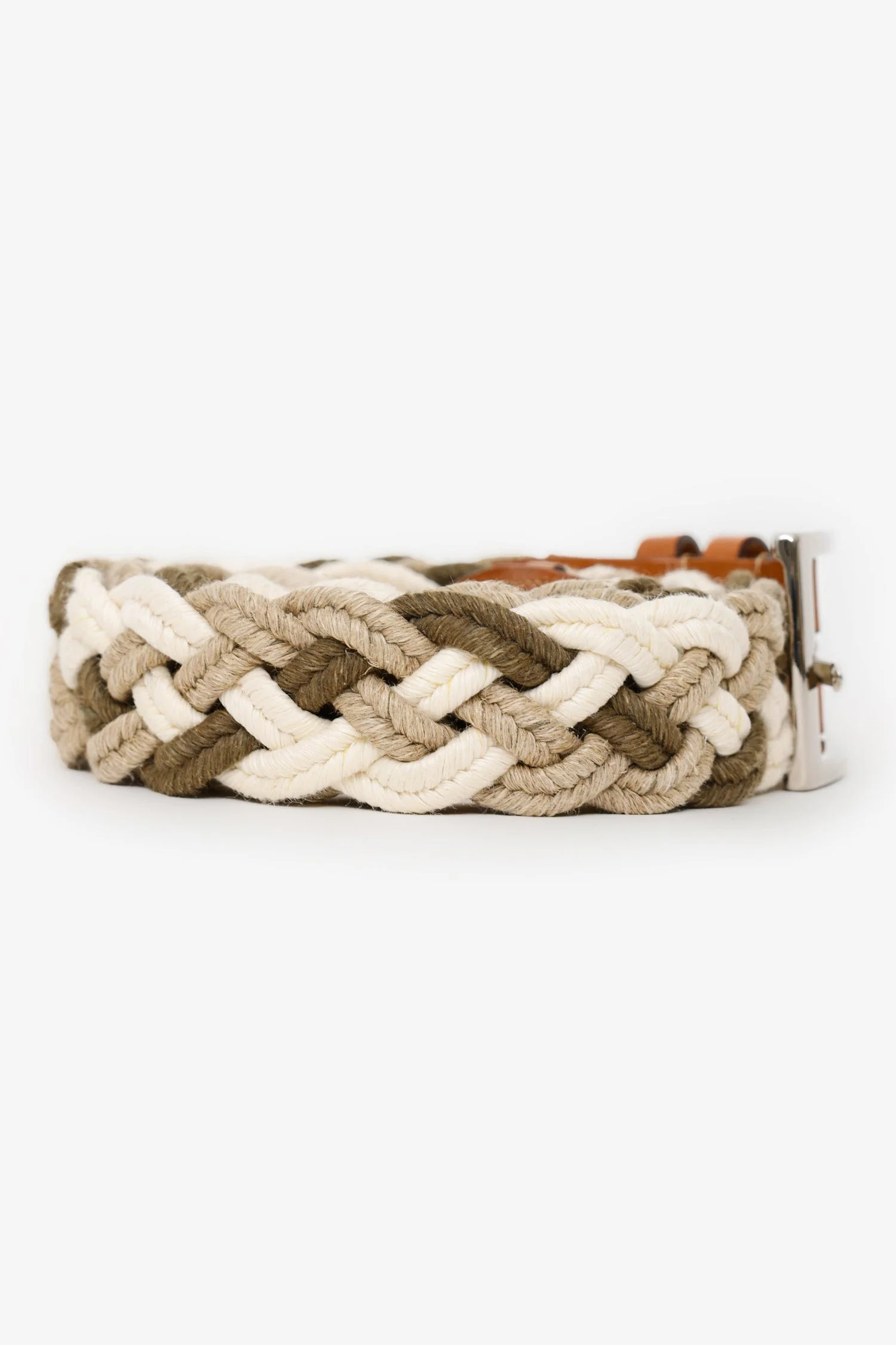 Etro Natural/Khaki Woven Belt Size 40/100 - Image 2