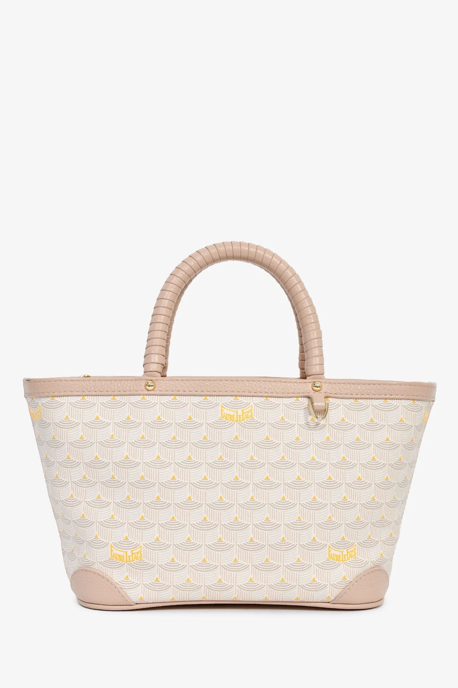 Faure Le Page Pink Coated Canvas 'Daily Battle 19' Mini Tote With Strap - Image 2