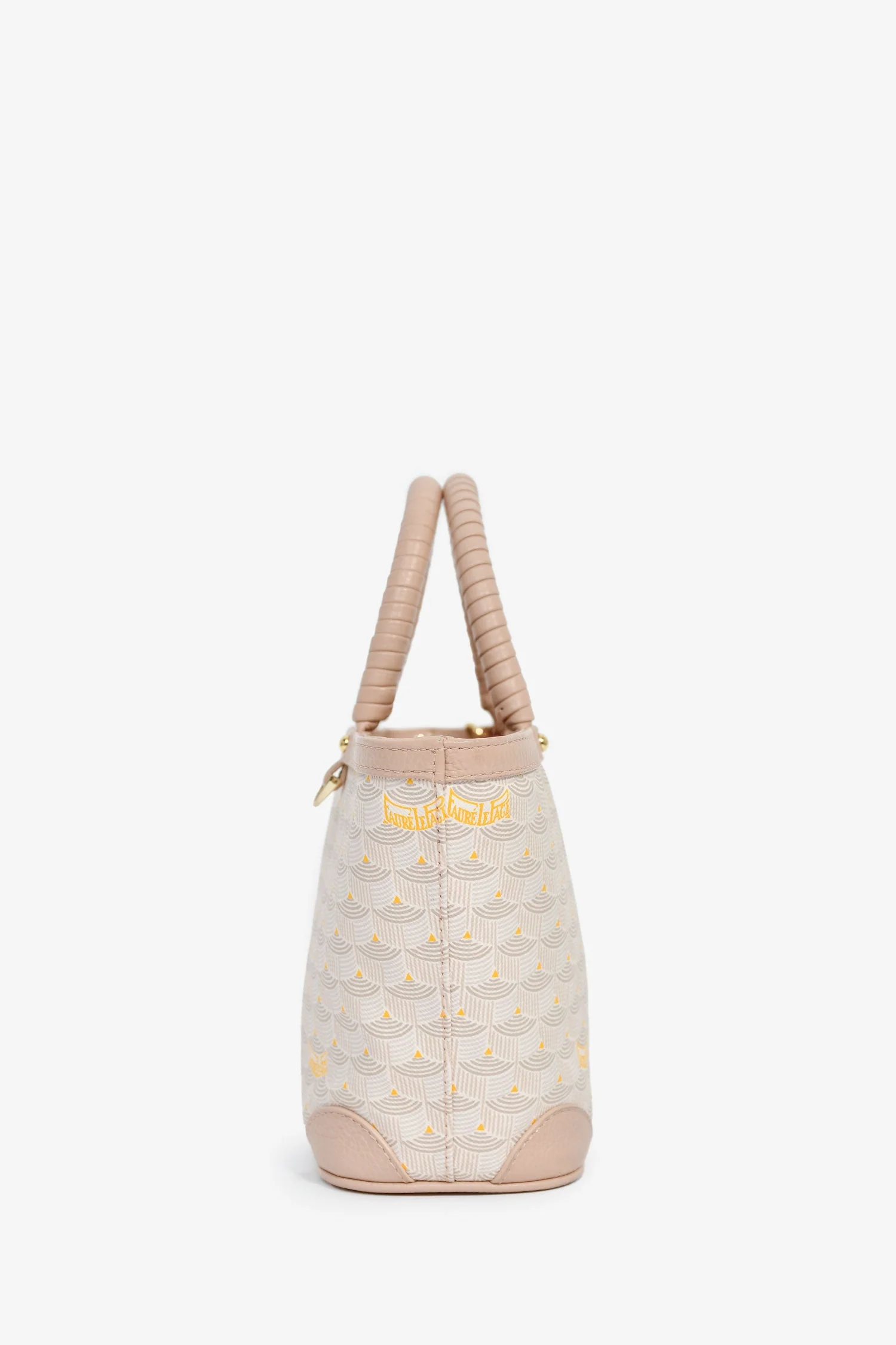 Faure Le Page Pink Coated Canvas 'Daily Battle 19' Mini Tote With Strap - Image 3