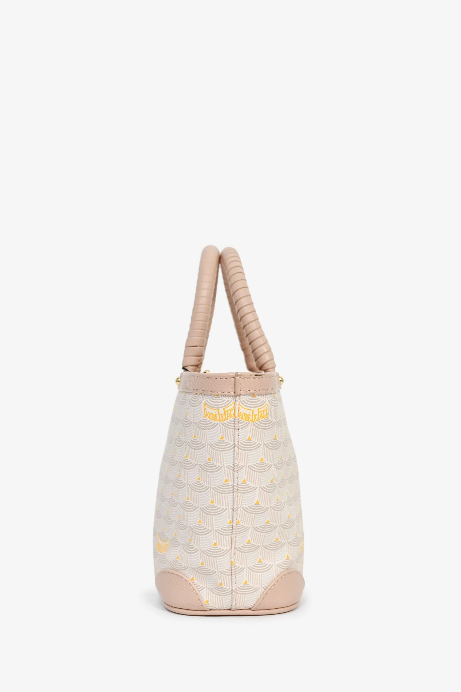 Faure Le Page Pink Coated Canvas 'Daily Battle 19' Mini Tote With Strap - Image 4