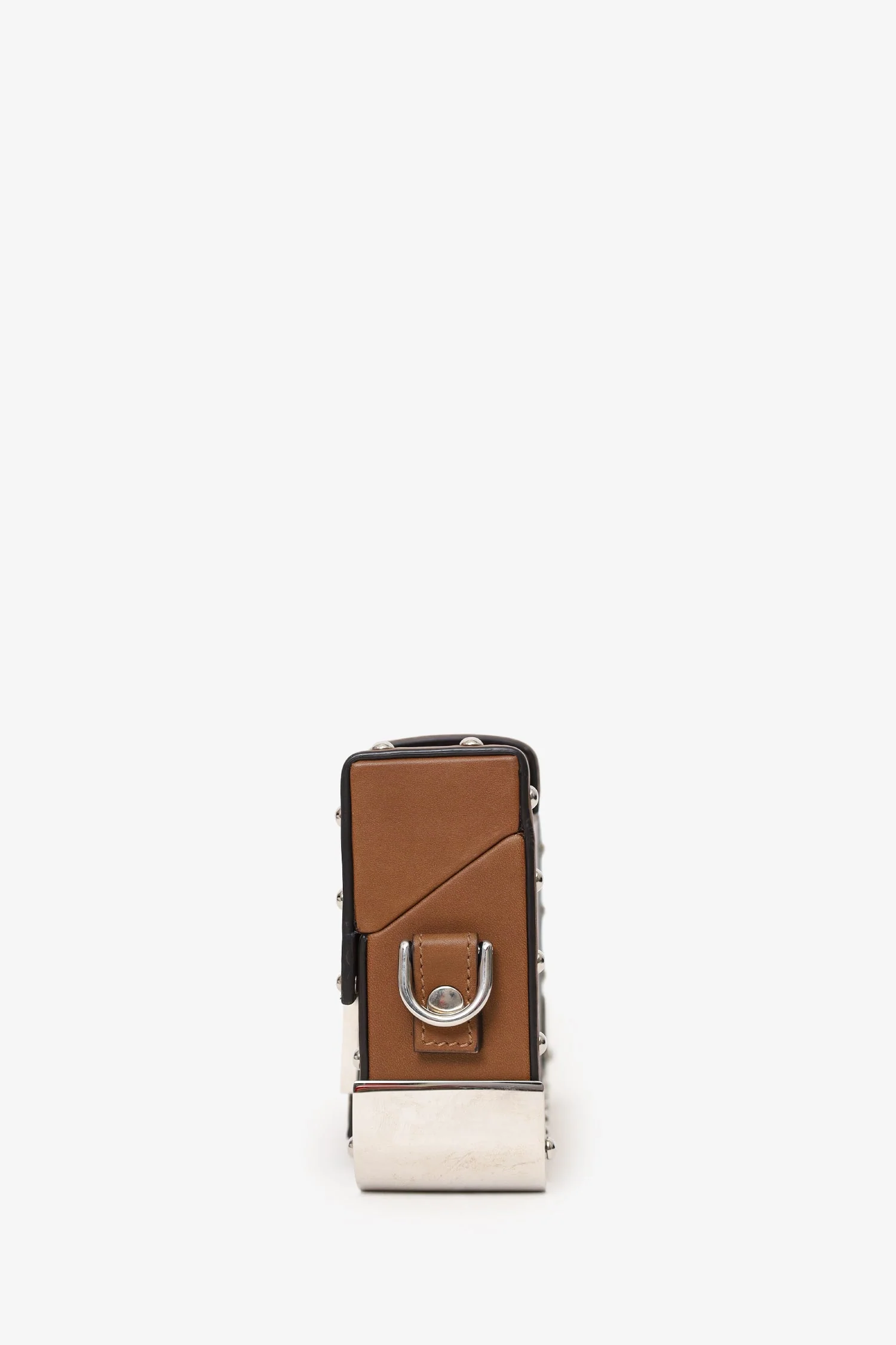 Fendi 2020 Brown FF 1974 Baguette Trunk Bag - Image 4