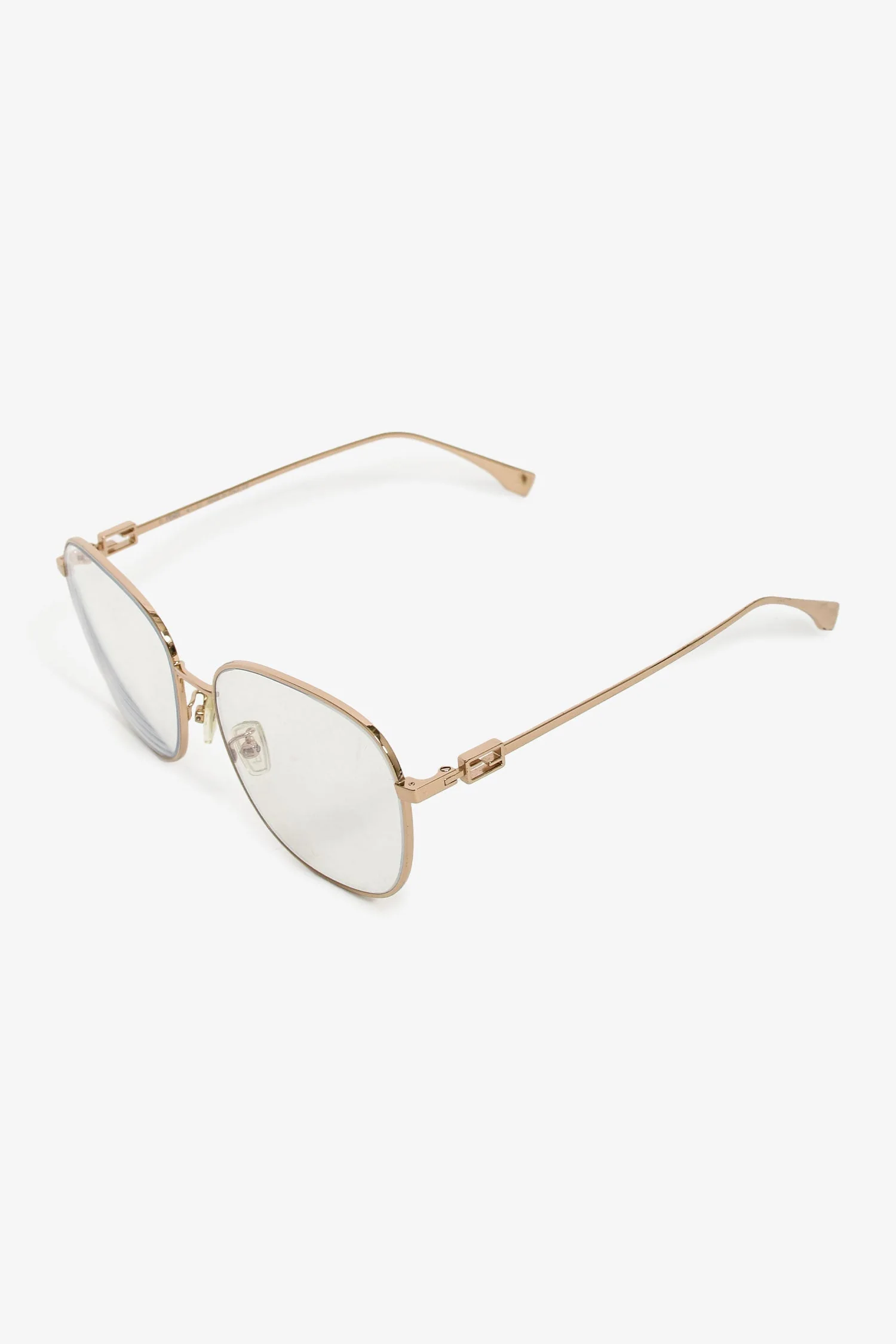 Fendi 2022 Gold Metal Eye Glasses - Image 2
