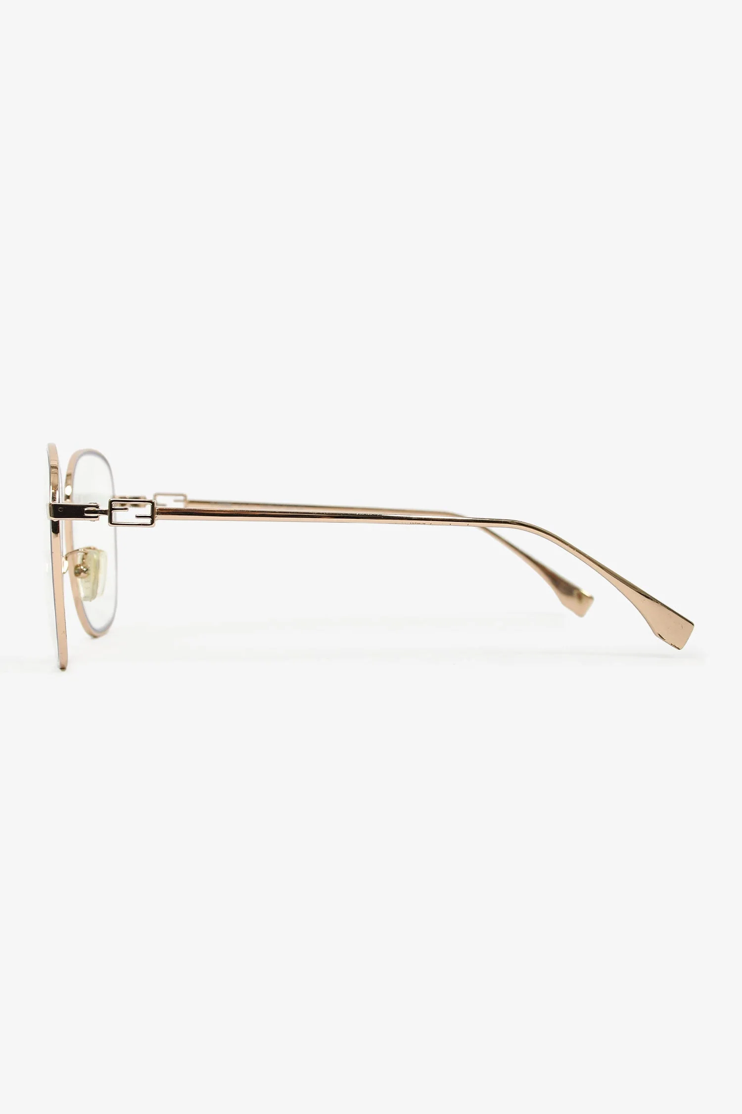 Fendi 2022 Gold Metal Eye Glasses - Image 3
