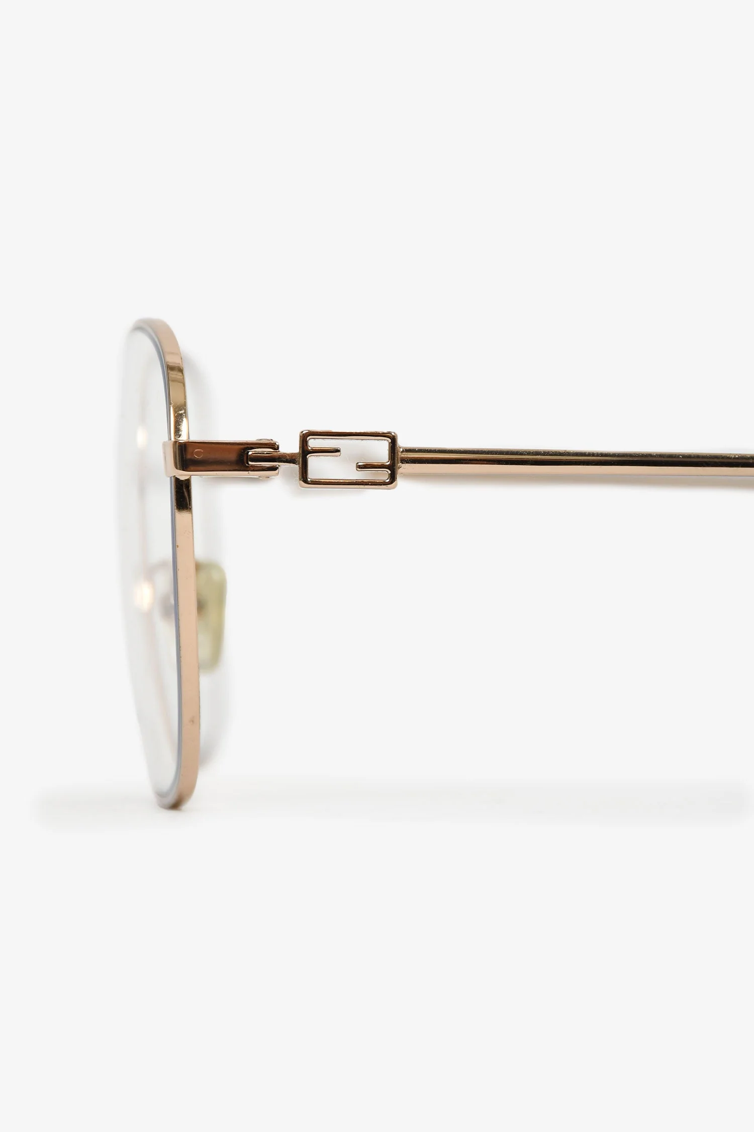 Fendi 2022 Gold Metal Eye Glasses - Image 4