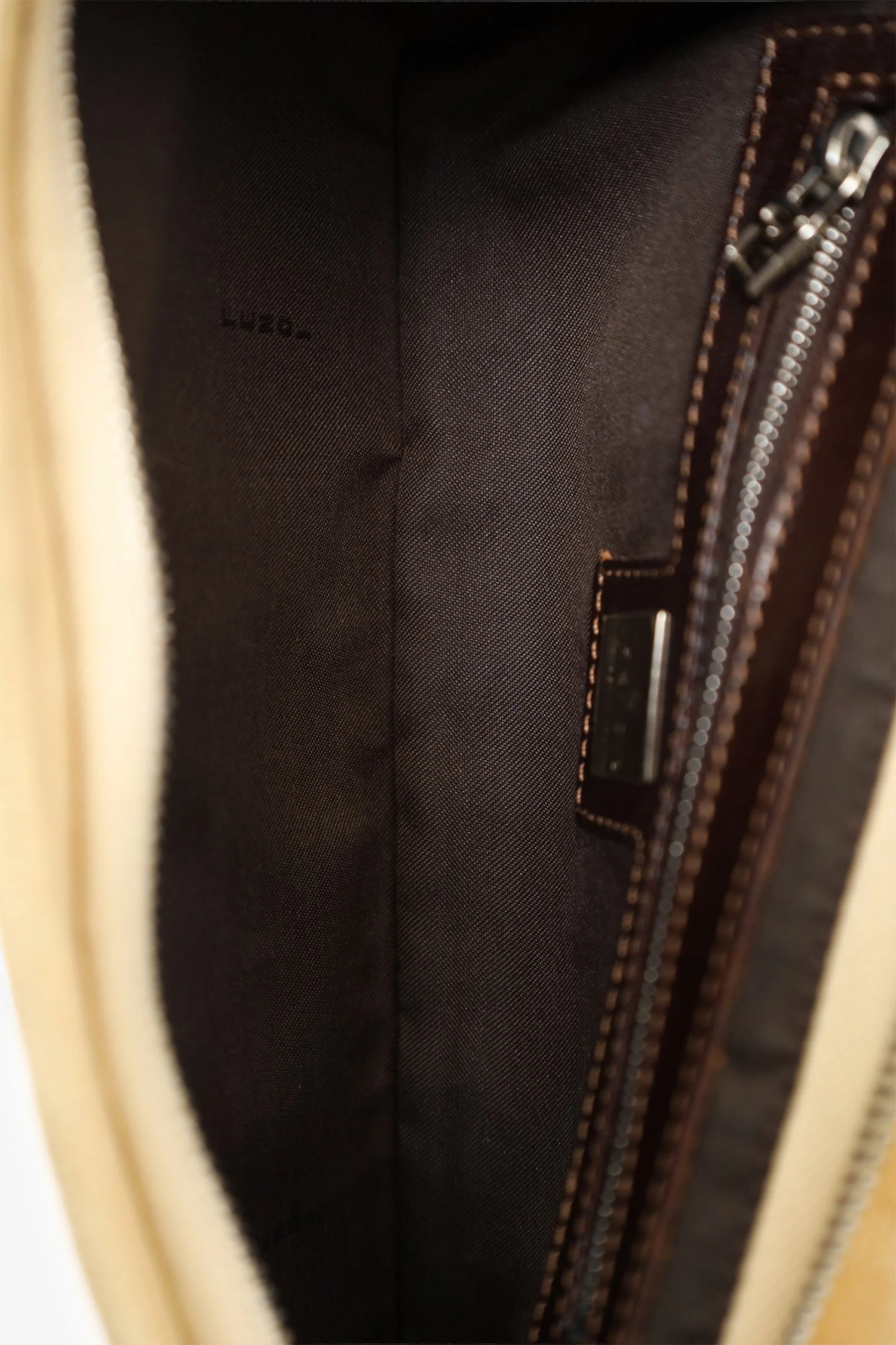 Fendi Beige FF Zucca Canvas Baguette Pochette - Image 7