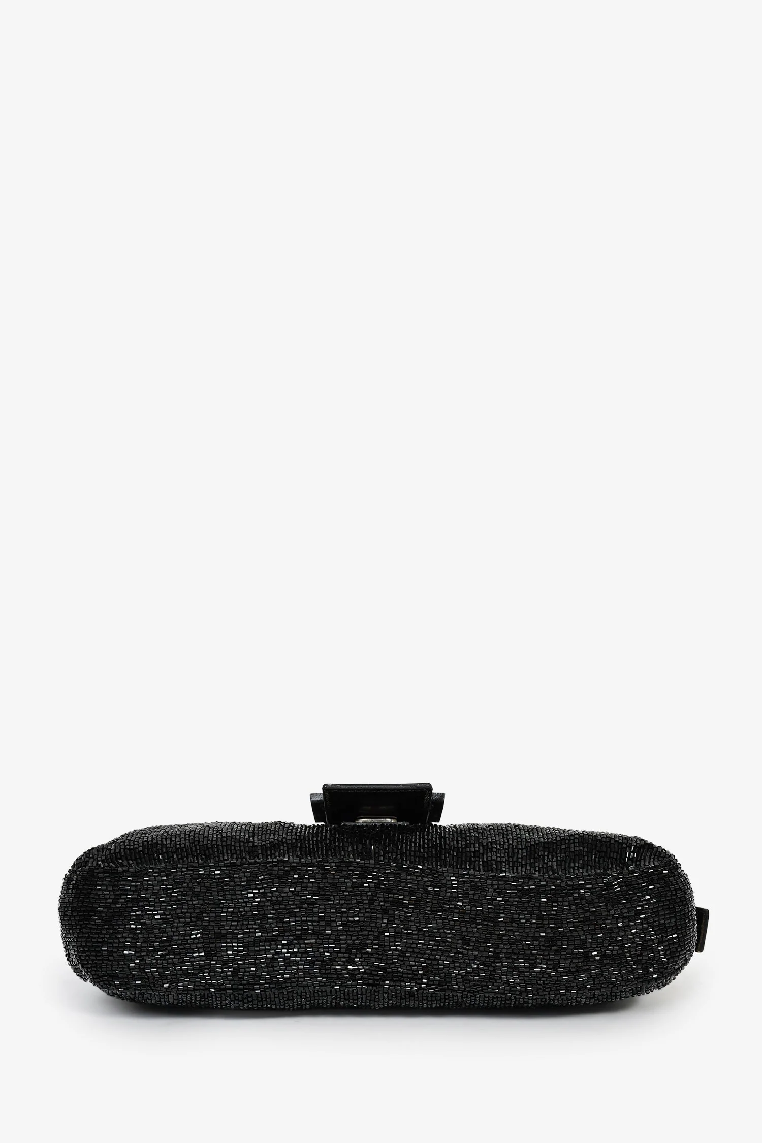 Fendi Black Beaded Baguette Shoulder Bag - Image 5