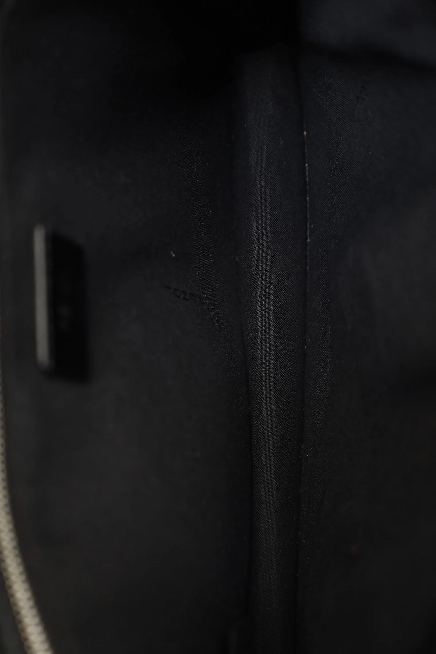 Fendi Black/Beige Calfskin/Canvas FF 1974 Flat Baguette Crossbody - Image 7