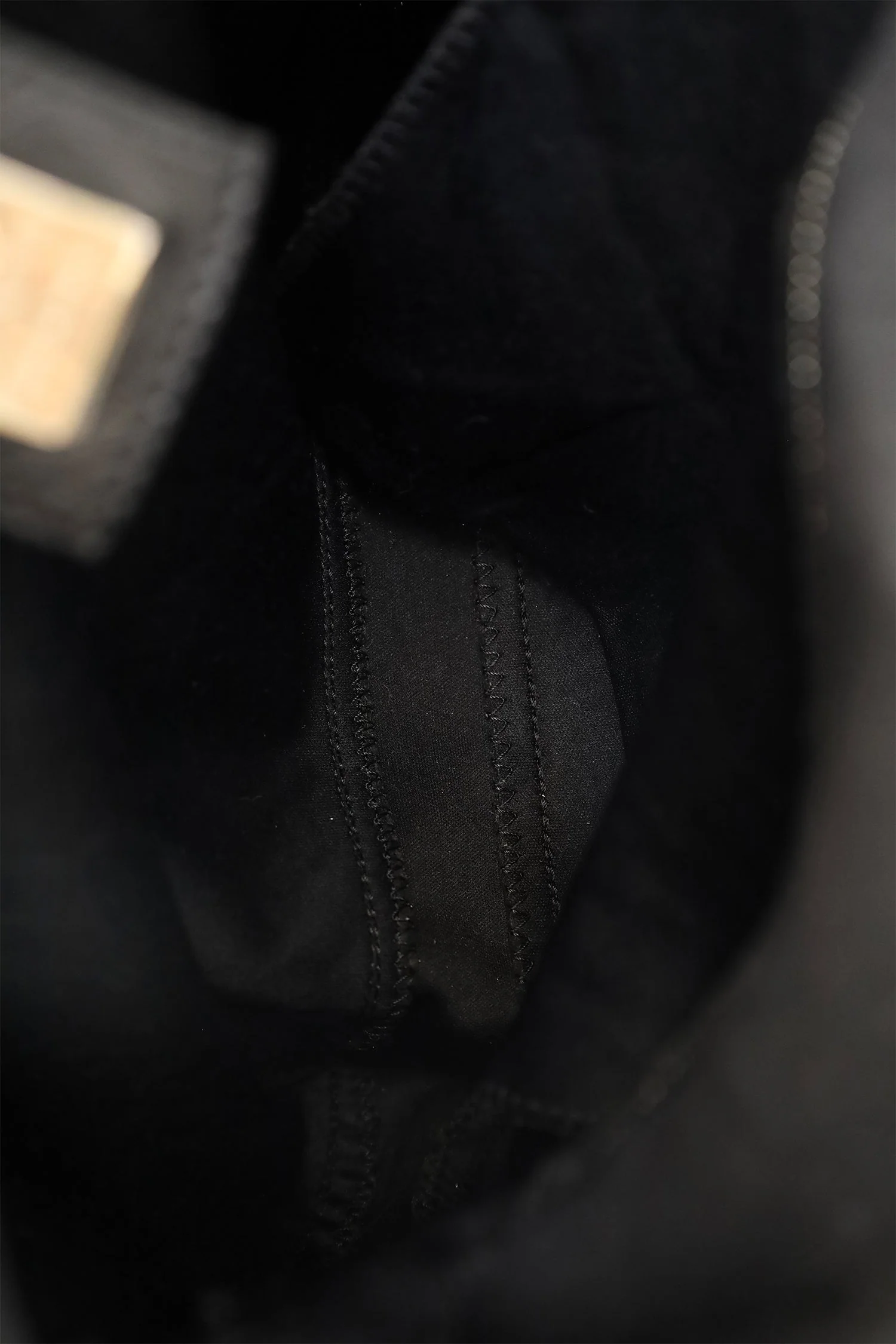Fendi Black Fabric Forever Baguette Shoulder Bag - Image 7