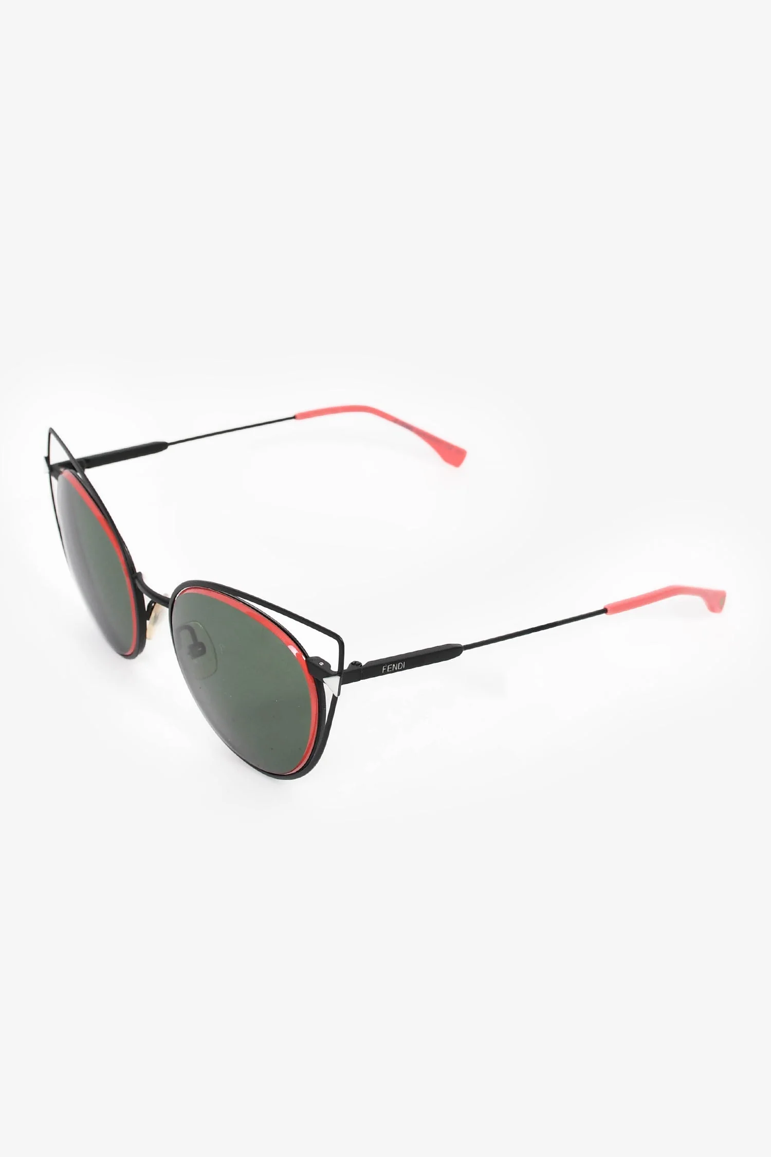 Fendi Black/Pink Cat Eye Sunglasses - Image 2