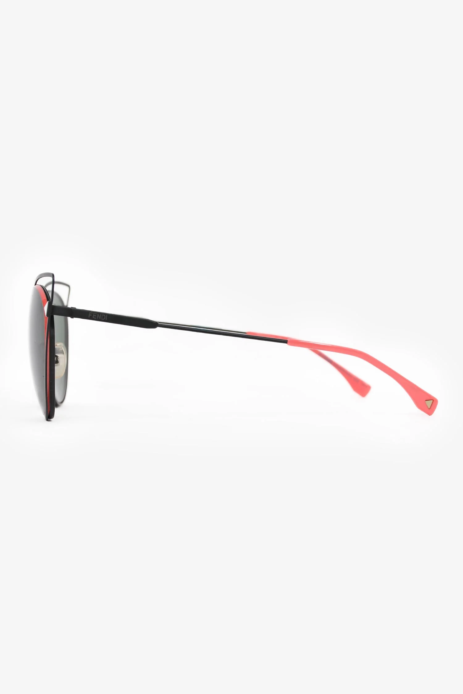 Fendi Black/Pink Cat Eye Sunglasses - Image 3