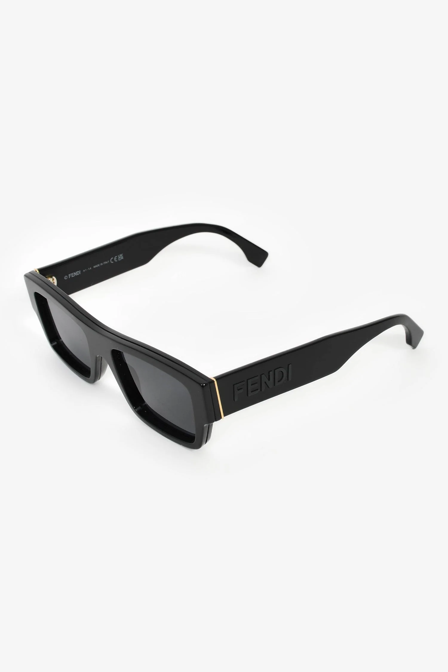 Fendi Black Rectangular Frame Logo Sunglasses - Image 2
