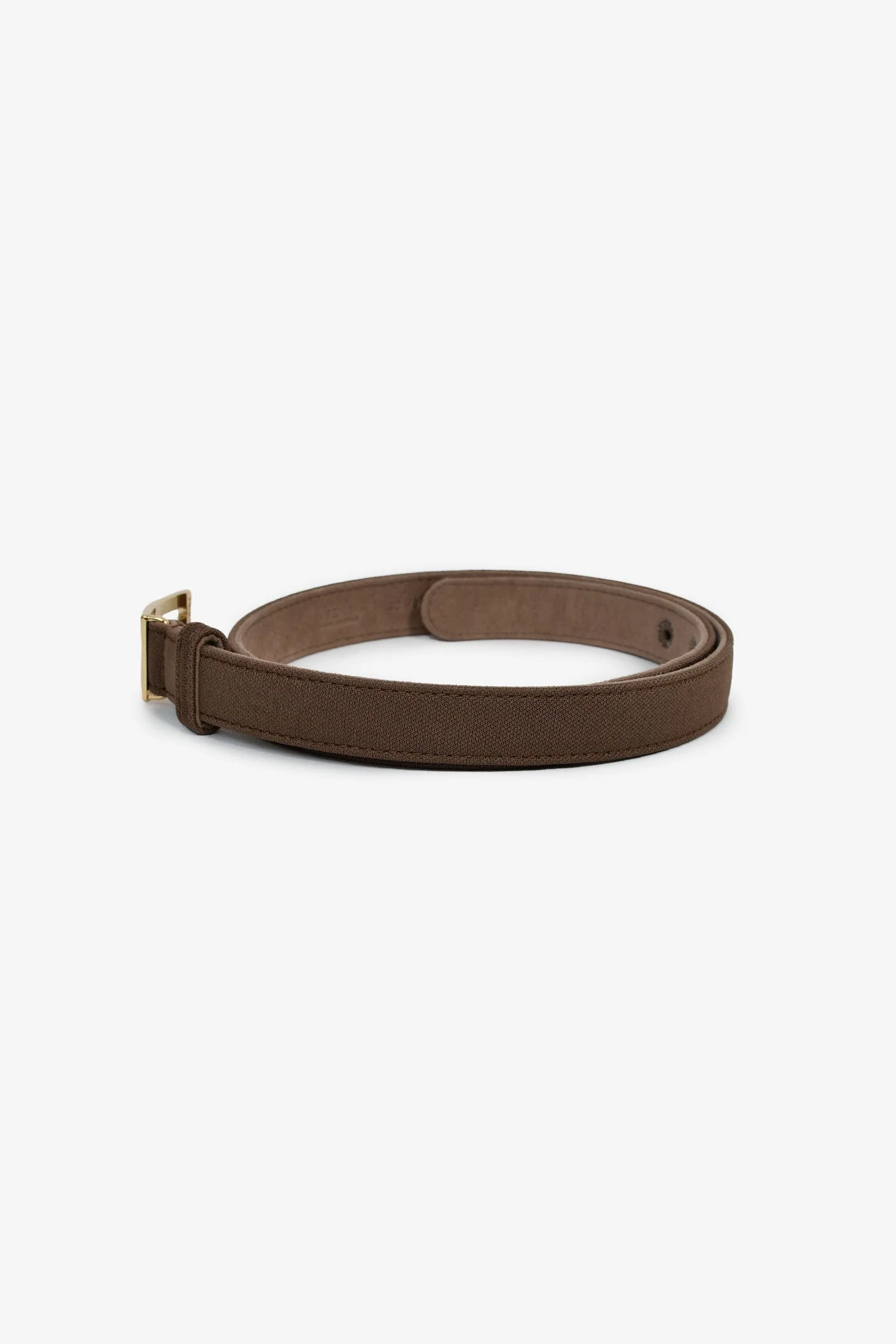 Fendi Brown Canvas Logo FF Belt Size 40 - Image 4