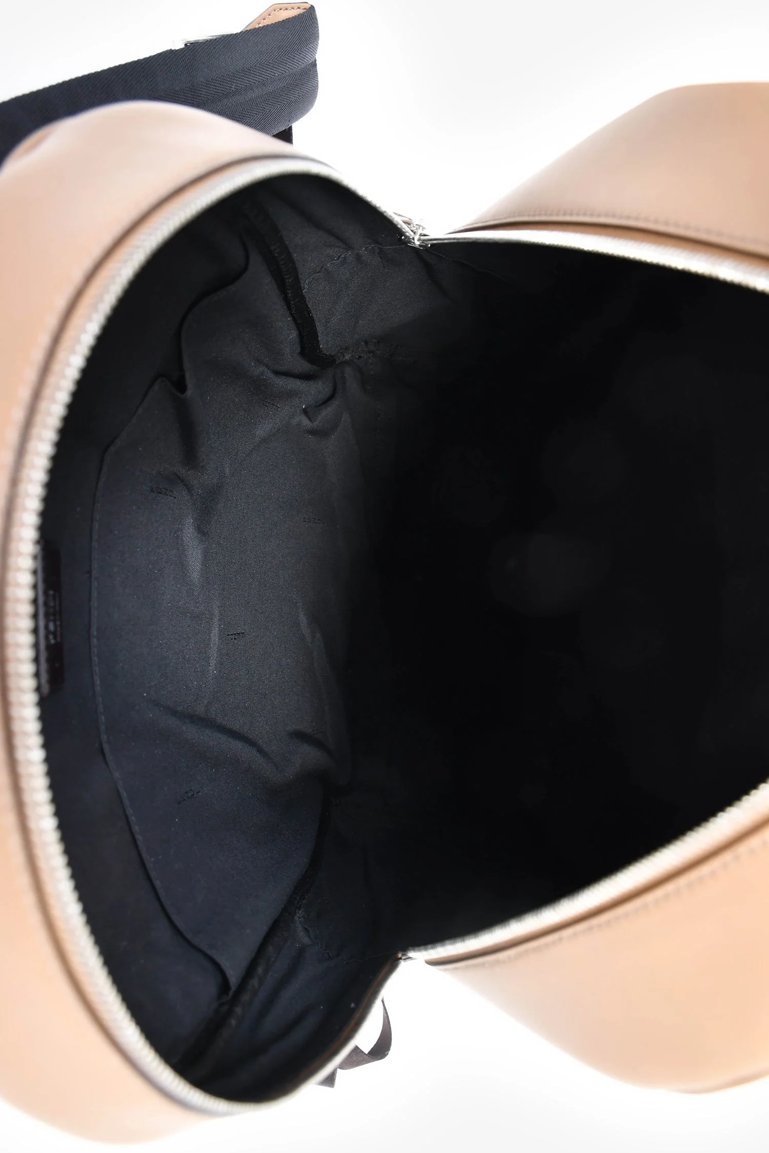 Fendi Brown Coated Canvas/Leather 'Motif' FF Backpack - Image 6