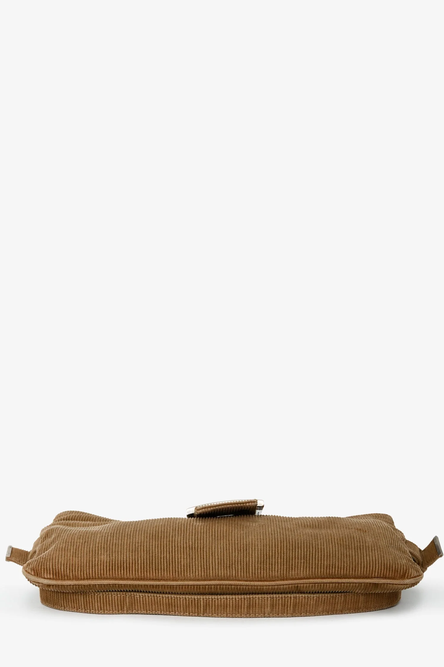 Fendi Brown Corduroy Baguette Pochette - Image 5
