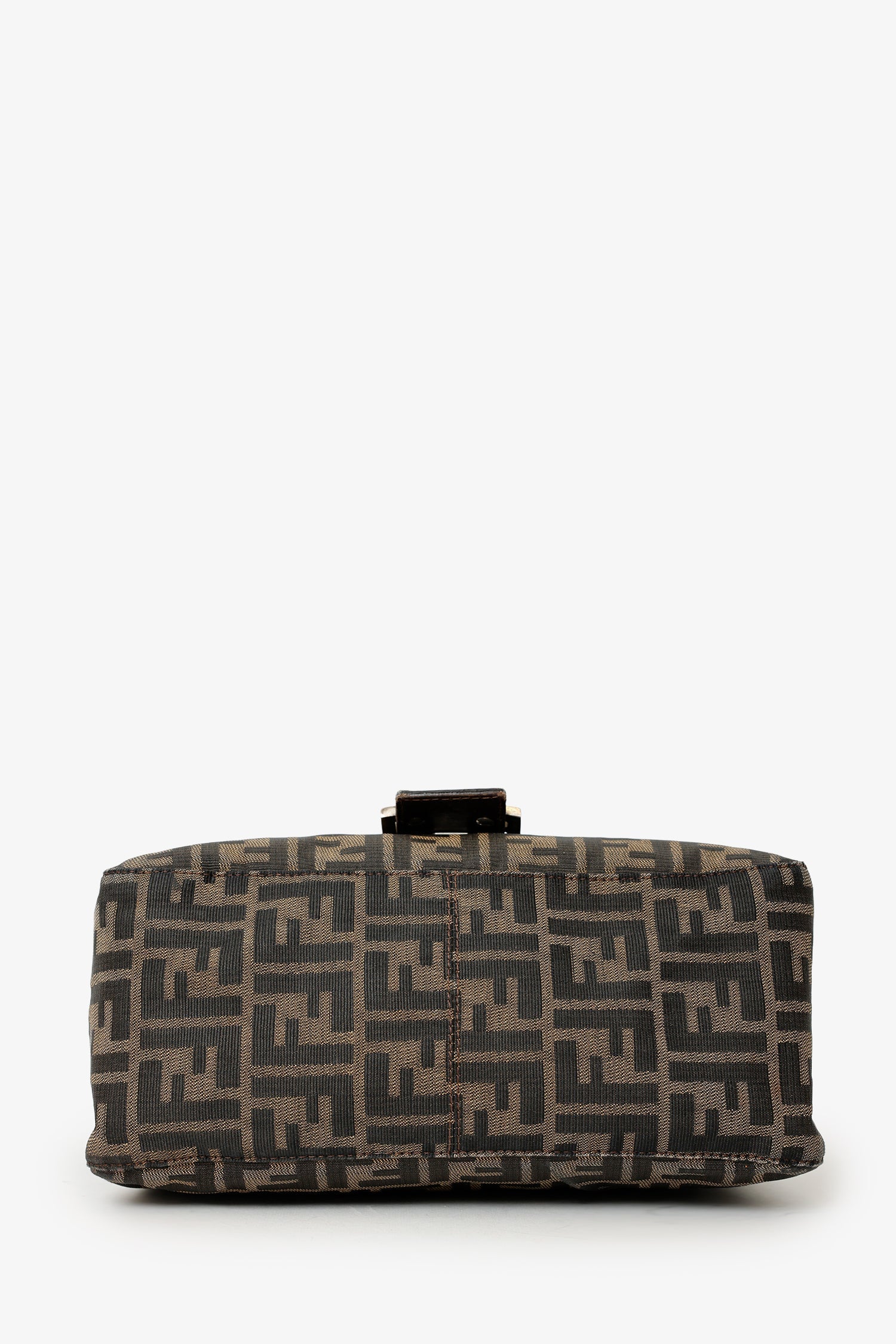 Fendi Brown FF Zucca Canvas Mama Baugette Shoulder Bag - Image 5